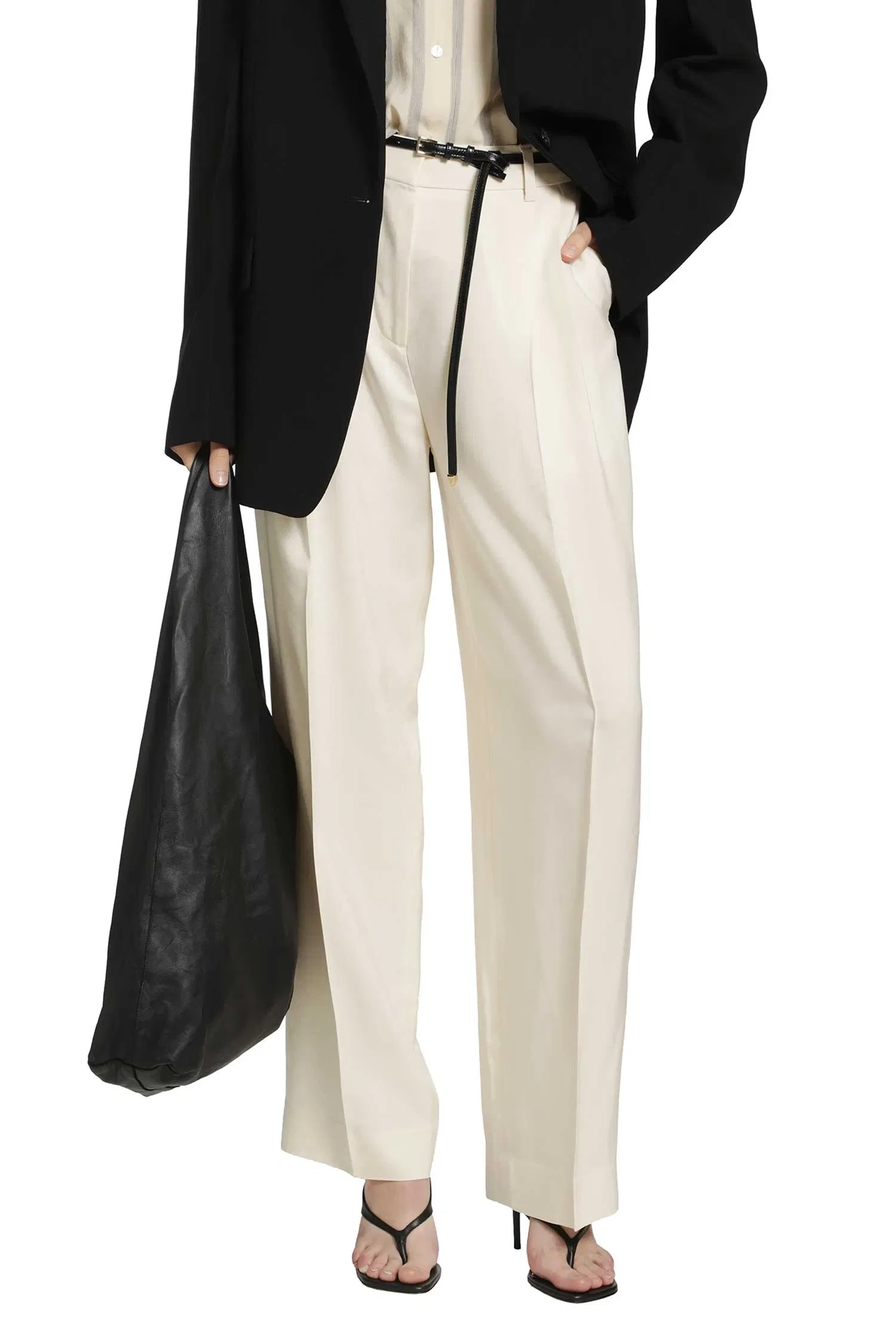 TOTEME Double-Pleat Fluid Trousers