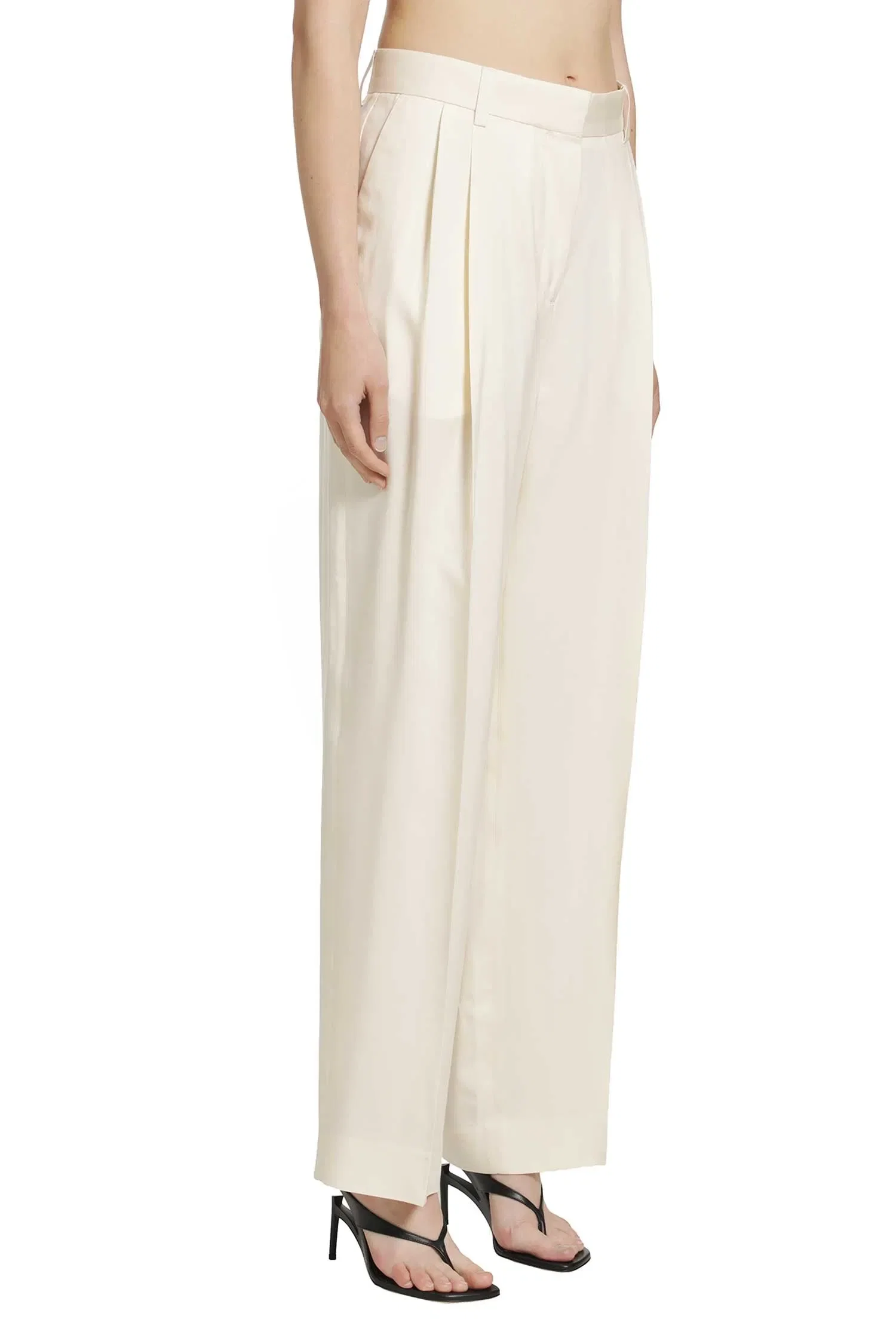 TOTEME Double-Pleat Fluid Trousers