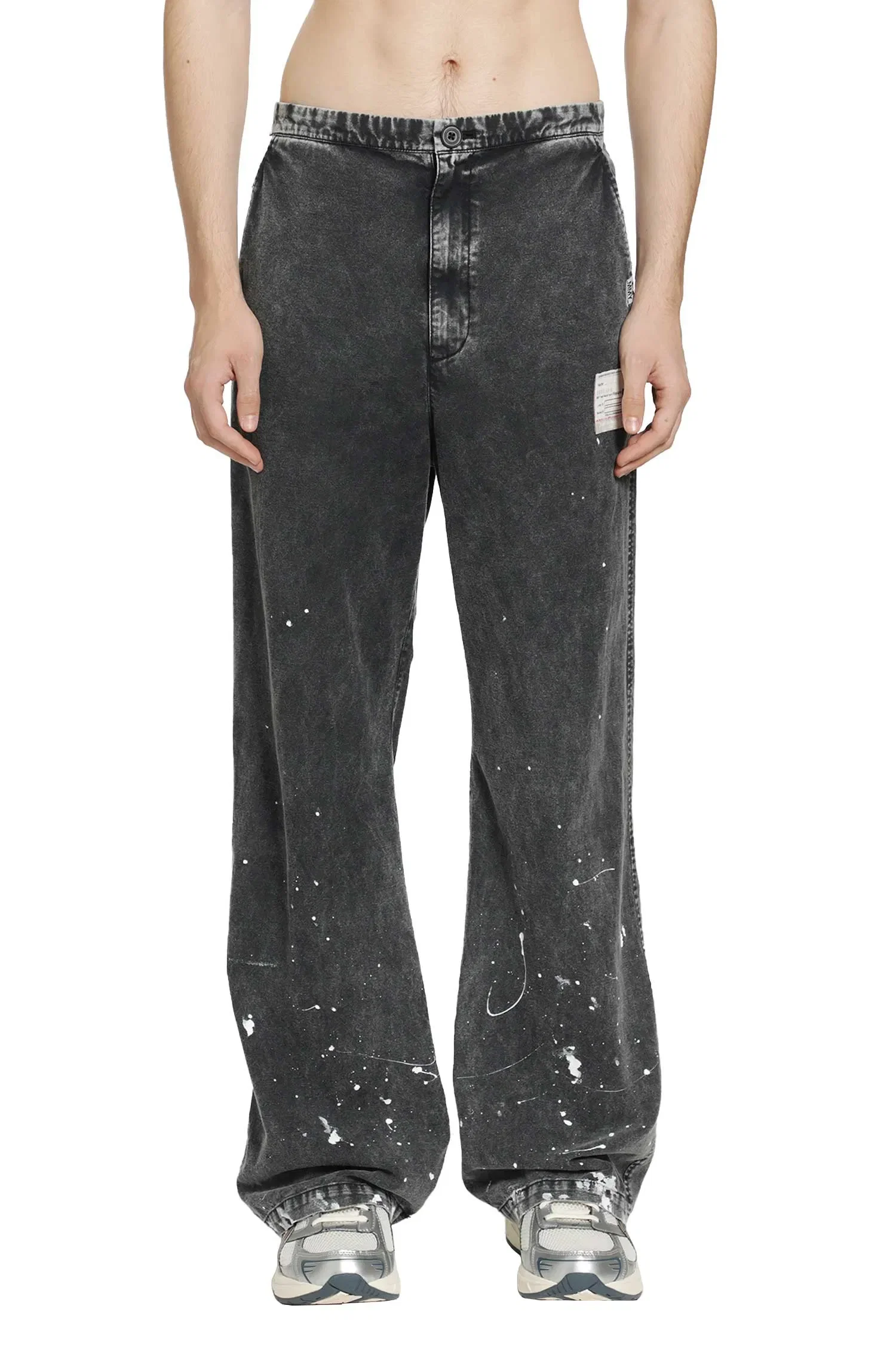 Maison Mihara Yasuhiro Distressed Cotton Linen Pants