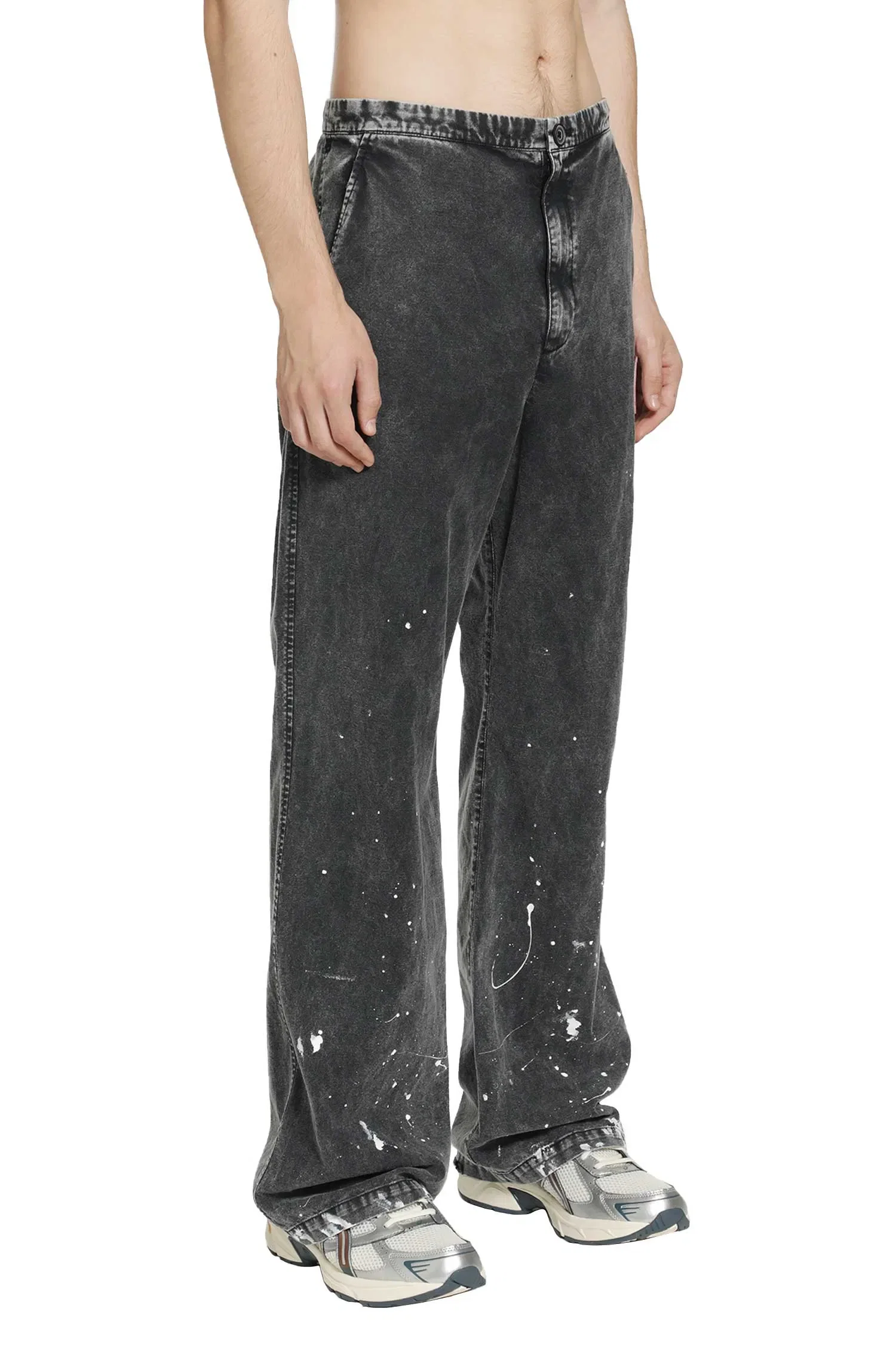 Maison Mihara Yasuhiro Distressed Cotton Linen Pants