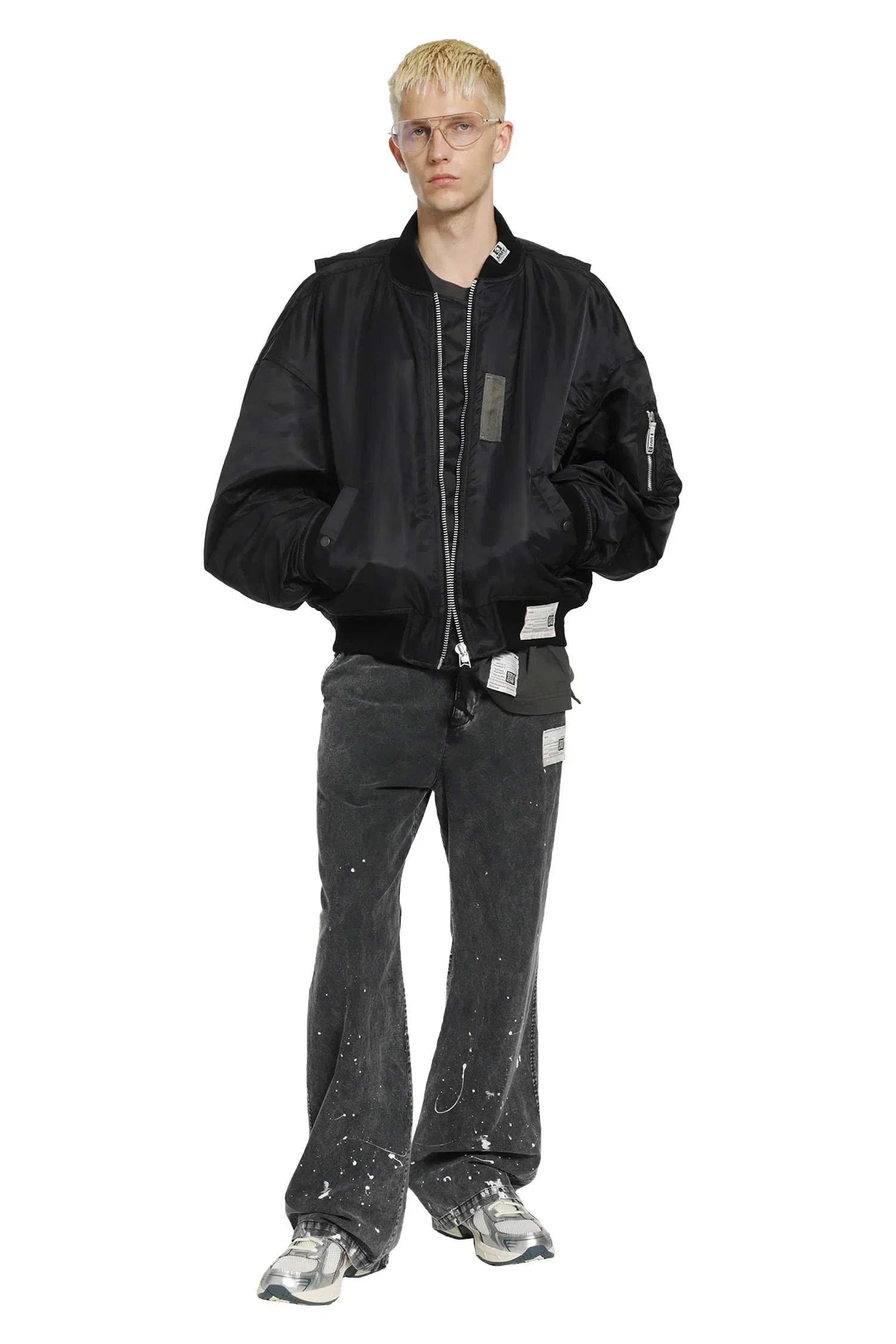 Maison Mihara Yasuhiro Distressed Cotton Linen Pants