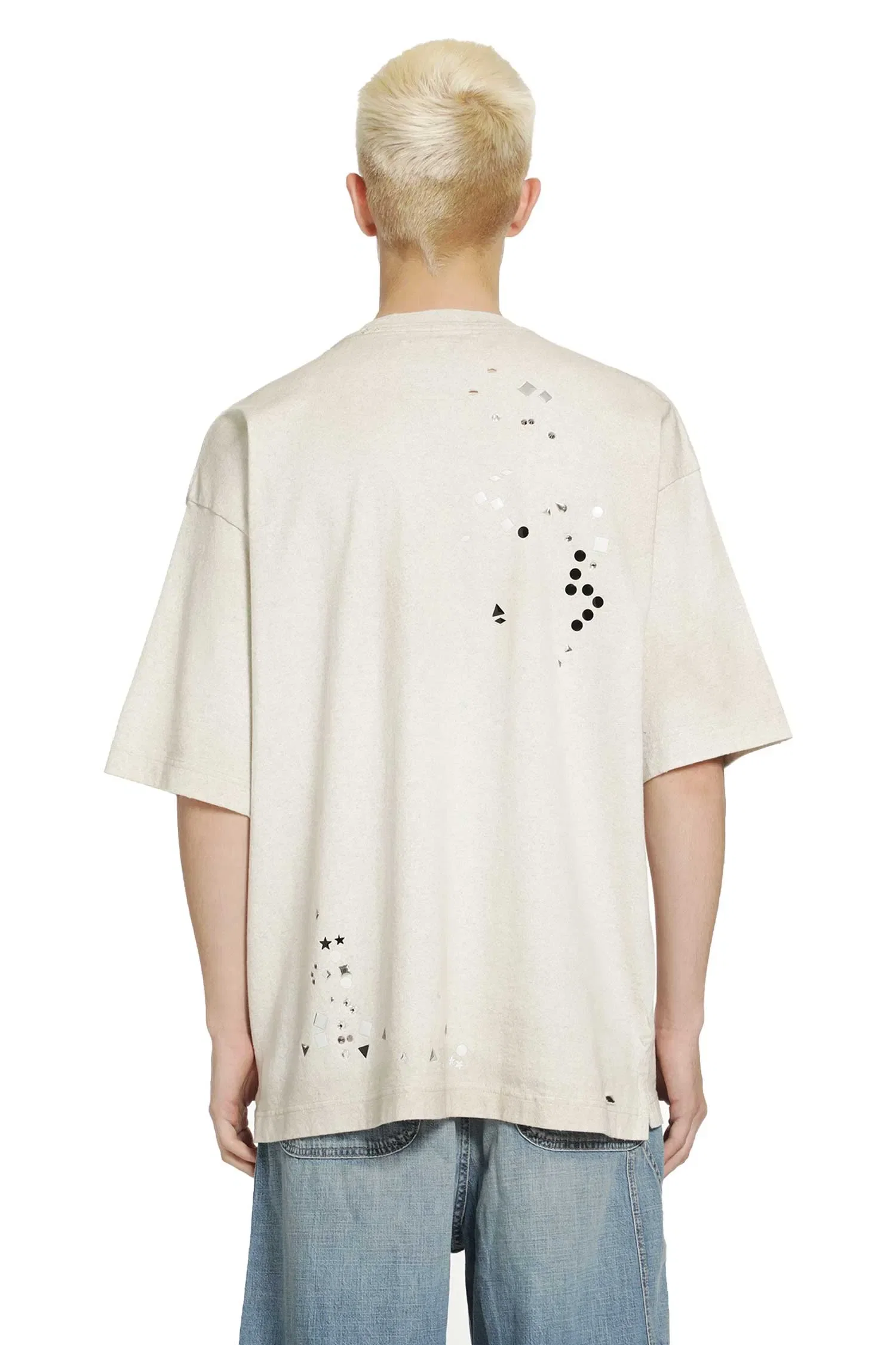 Maison Mihara Yasuhiro Embellished Sticker T-Shirt