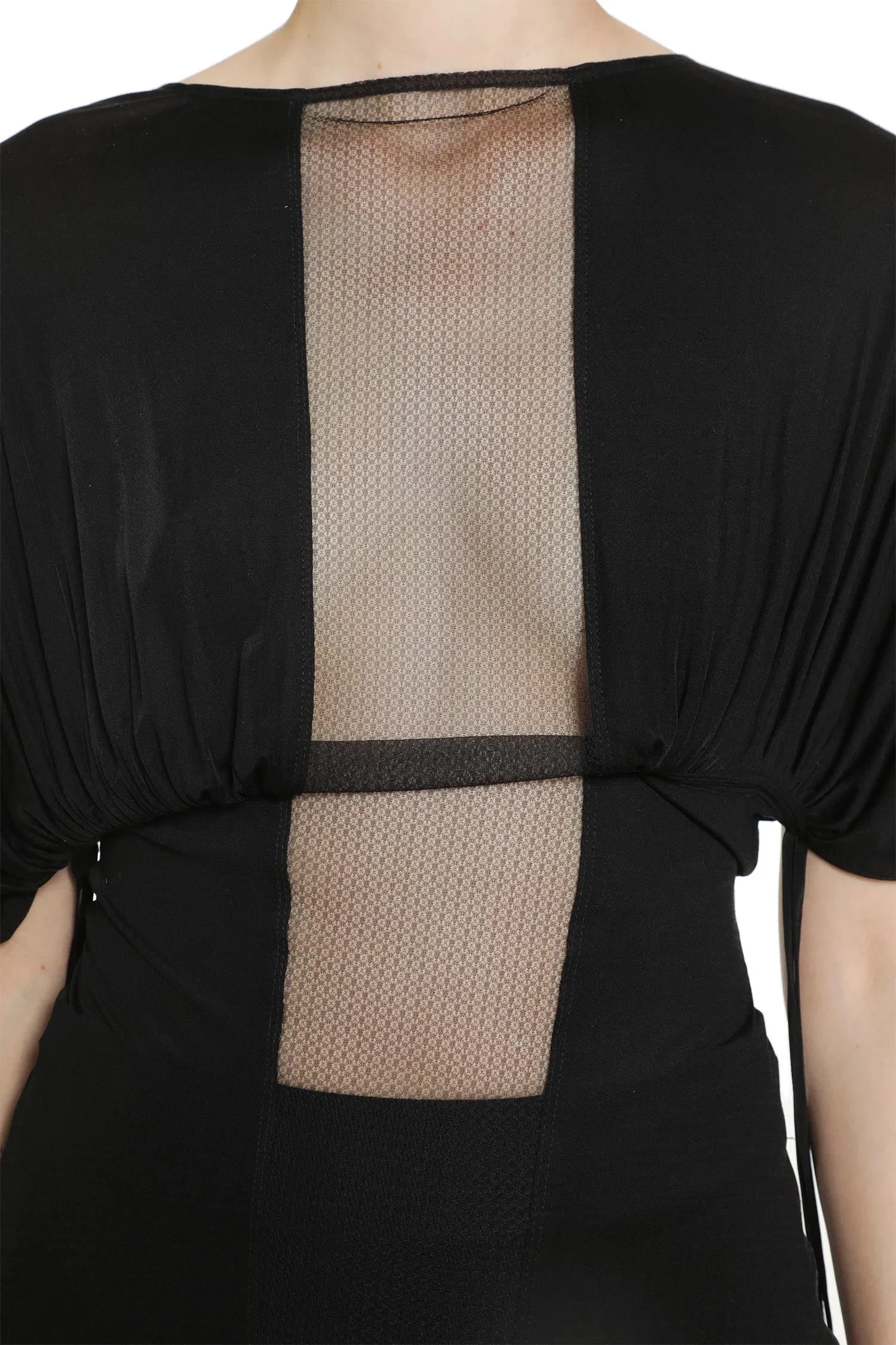 YEHUAFAN Crepe de Chine Dress