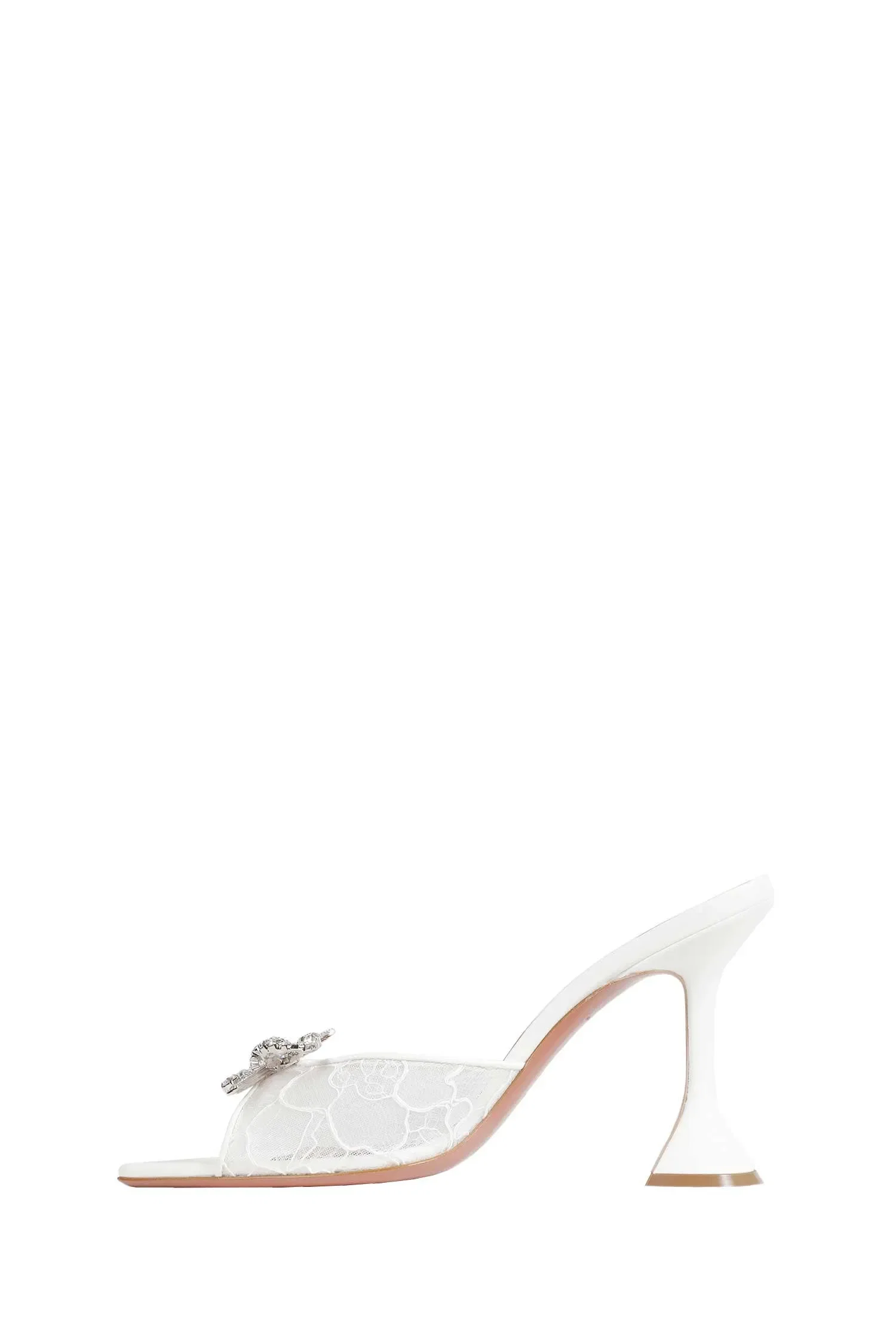 Amina Muaddi Roise Lace Slipper 95 Mules
