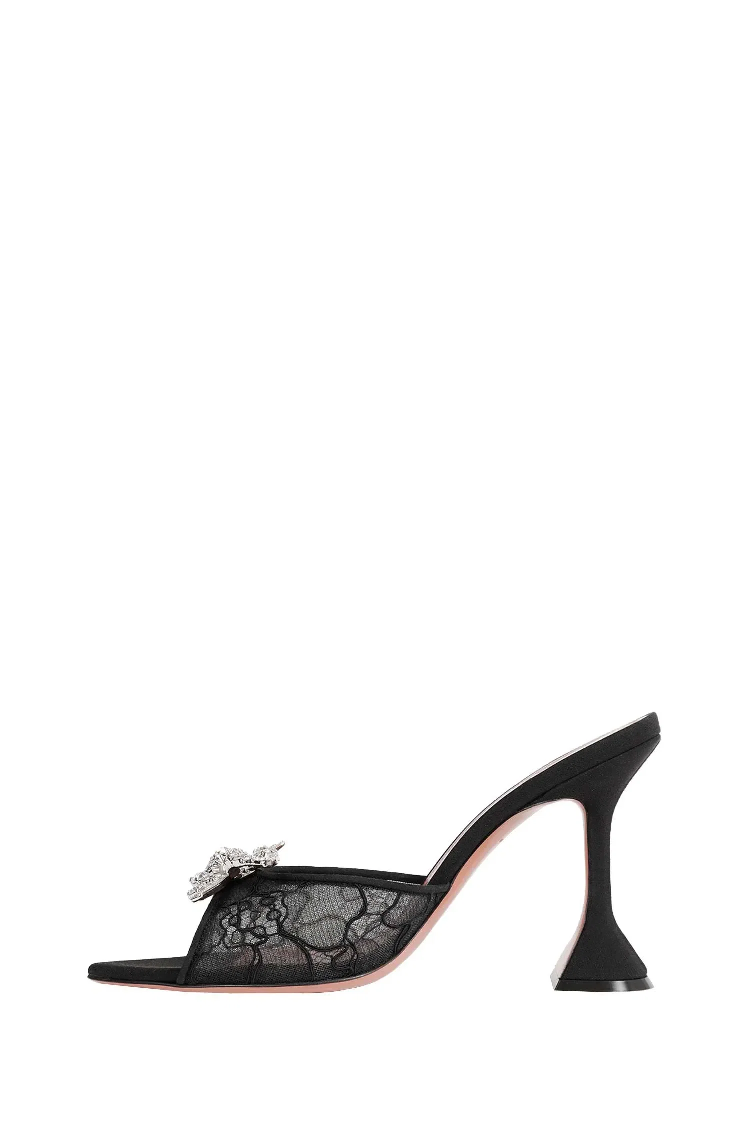 Amina Muaddi Rosie Lace Slipper 95 Mules