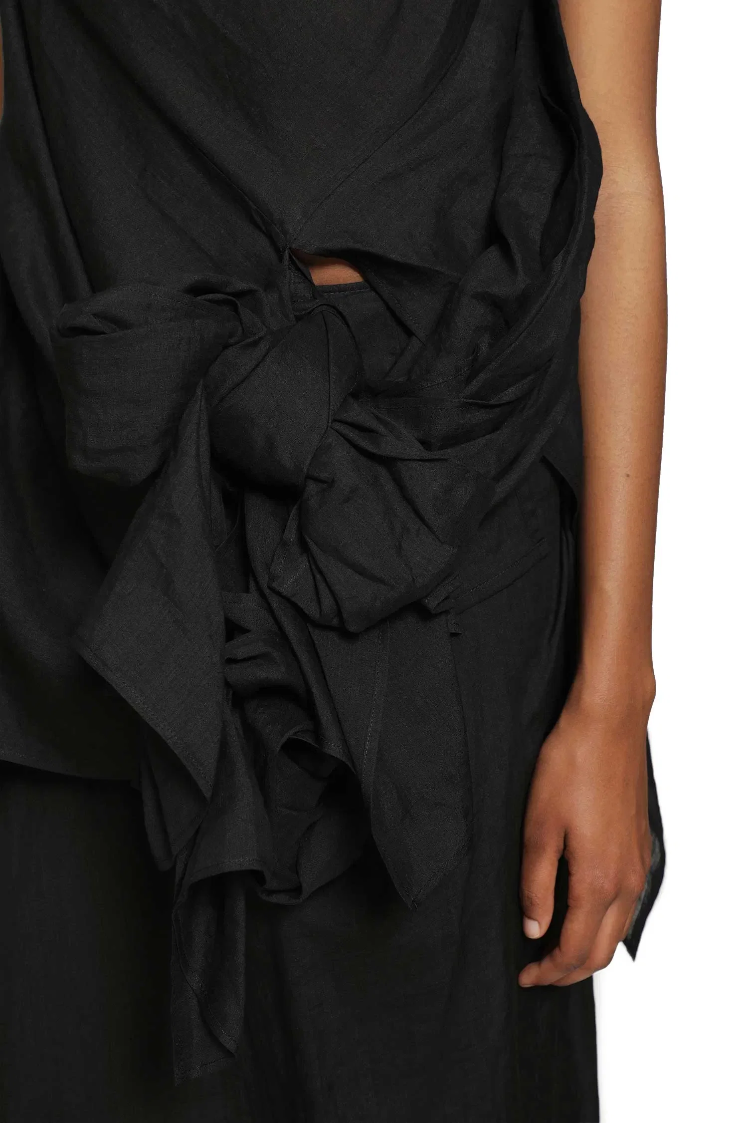 Yohji Yamamoto Twisted Detail Blouse