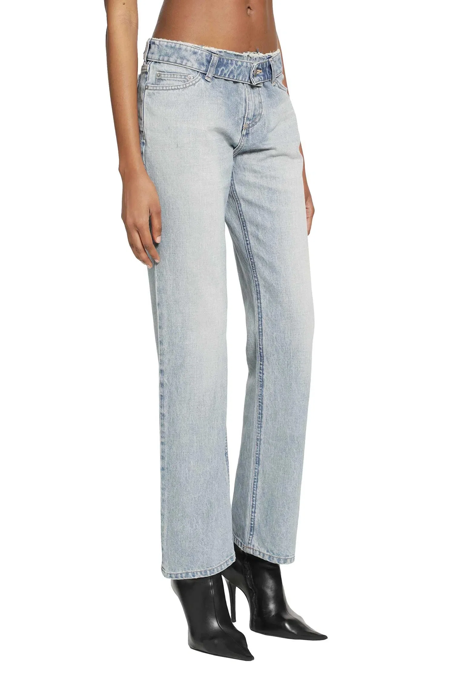 MCQUEEN Deconstructed Waist Jeans