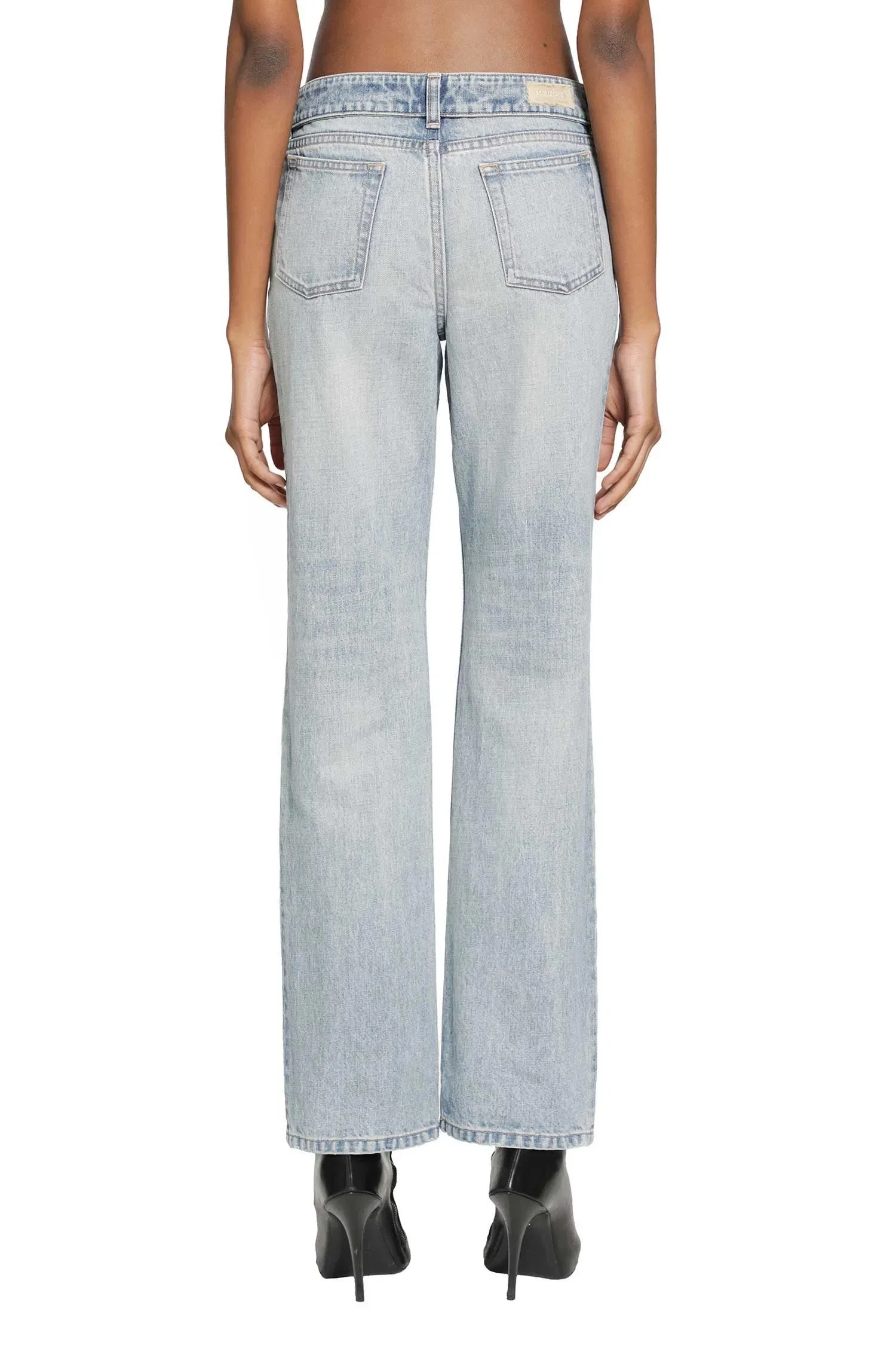 MCQUEEN Deconstructed Waist Jeans
