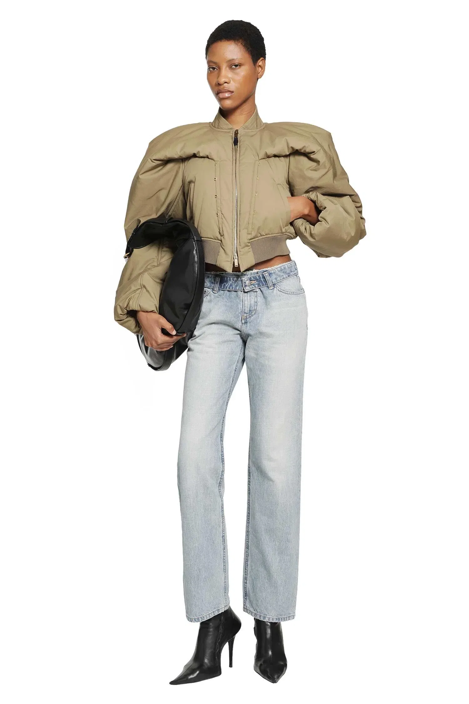 MCQUEEN Deconstructed Waist Jeans
