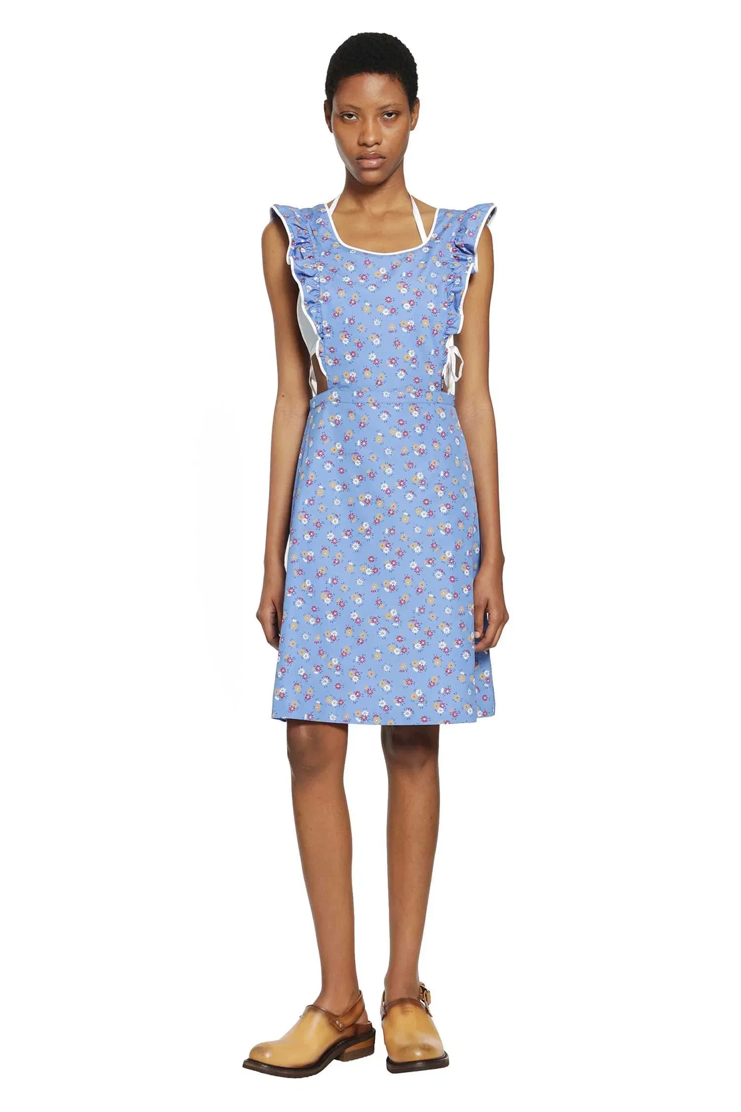 Miu Miu Poplin Pinafore Dress