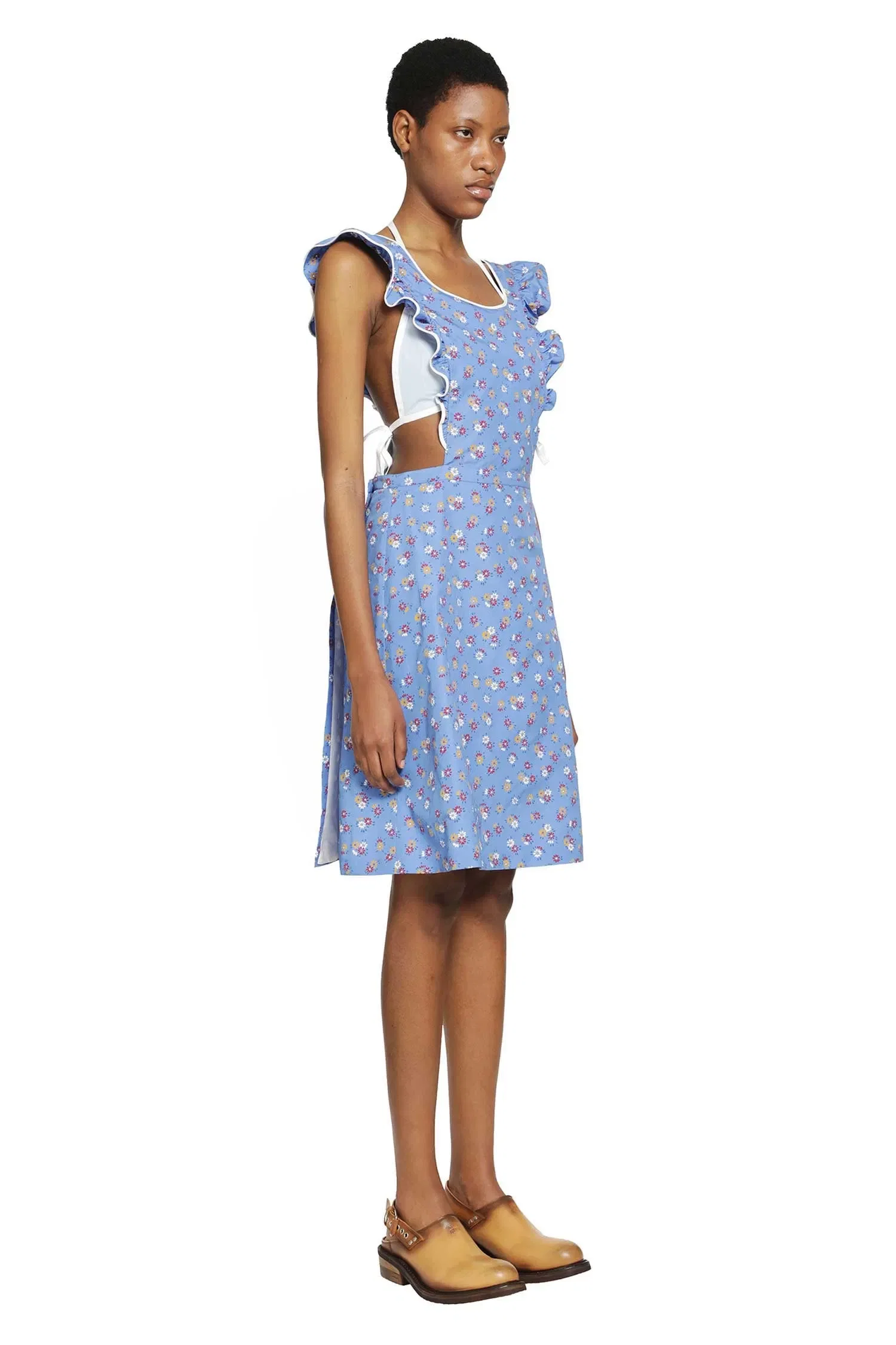 Miu Miu Poplin Pinafore Dress