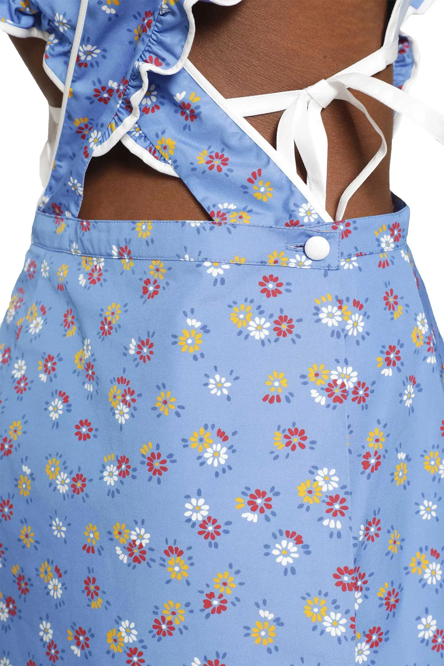 Miu Miu Poplin Pinafore Dress