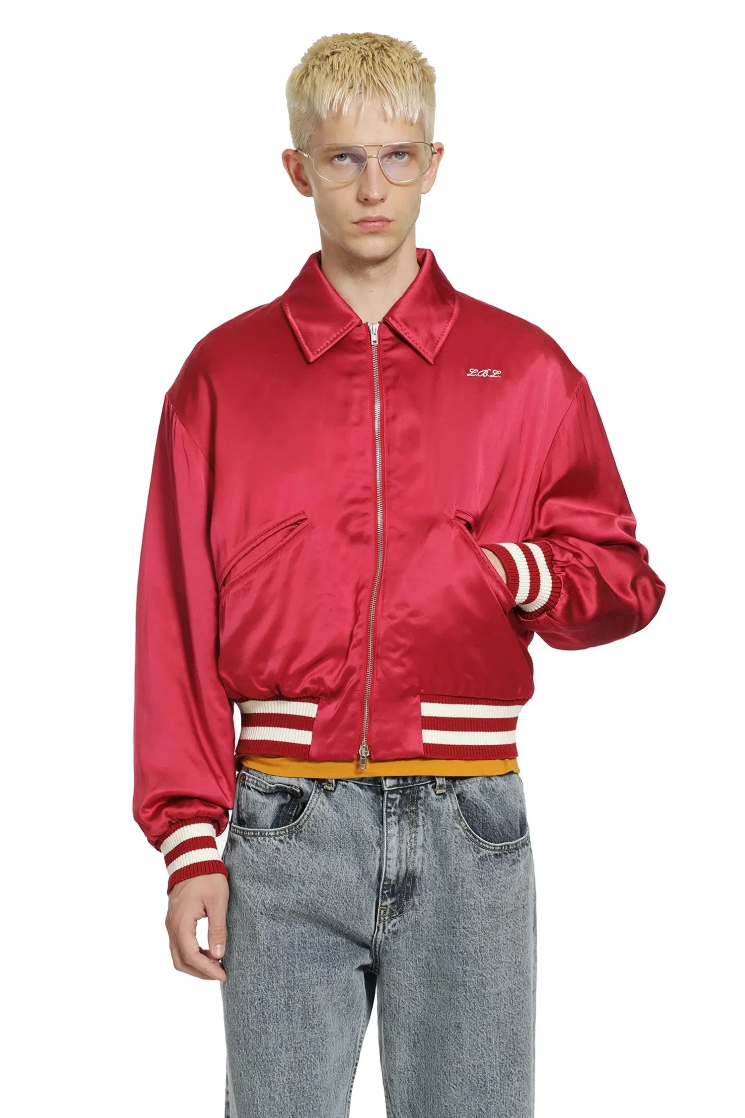 Second/Layer Aces Satin Club Jacket