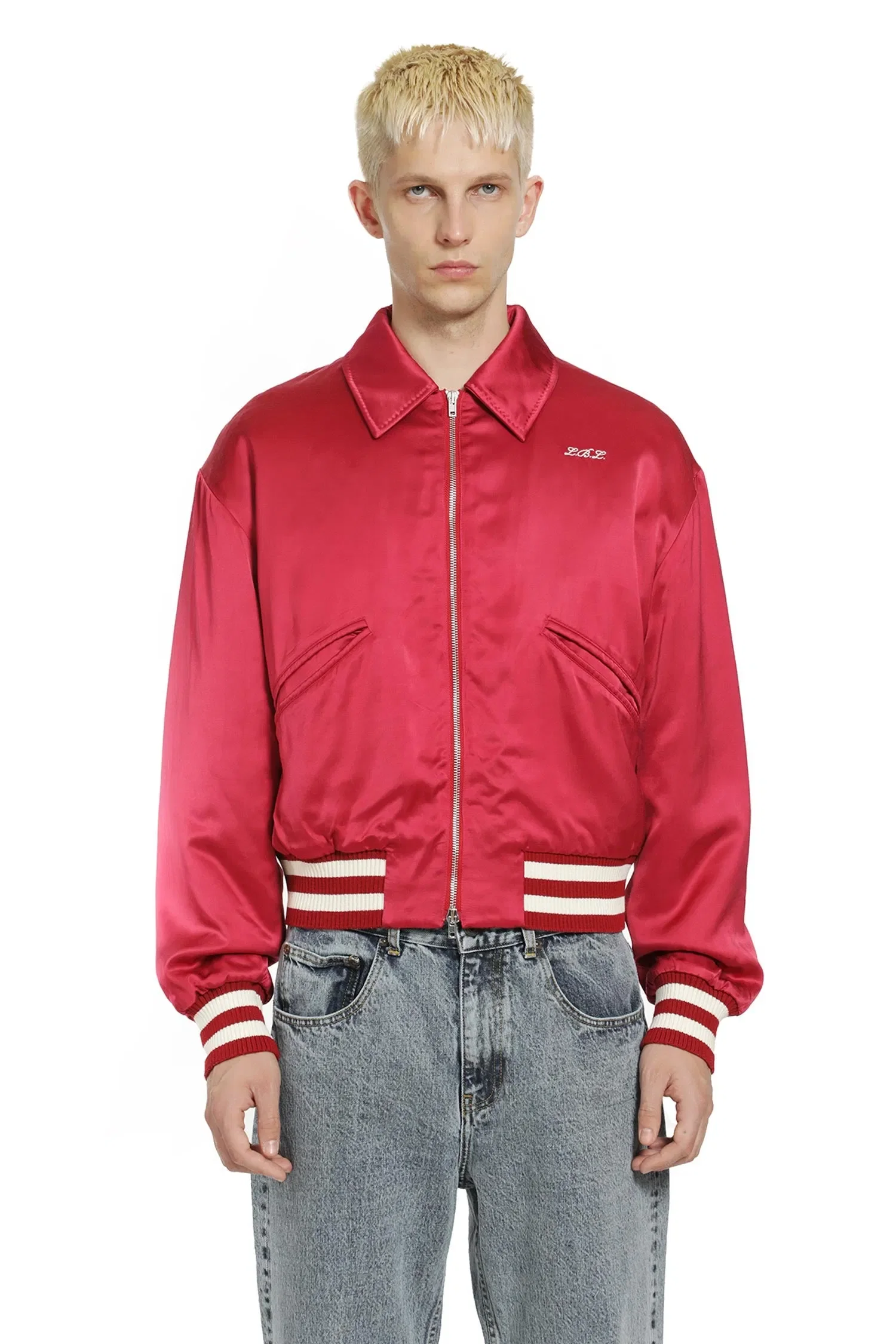 Second/Layer Aces Satin Club Jacket