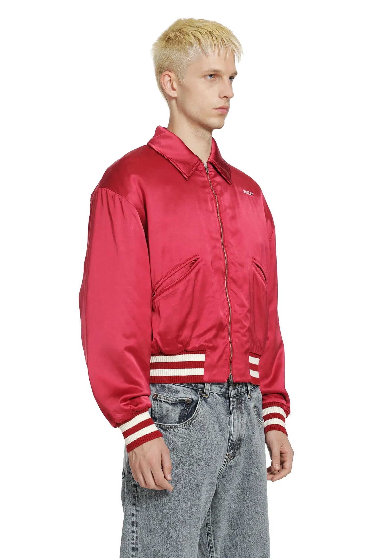 Second/Layer Aces Satin Club Jacket