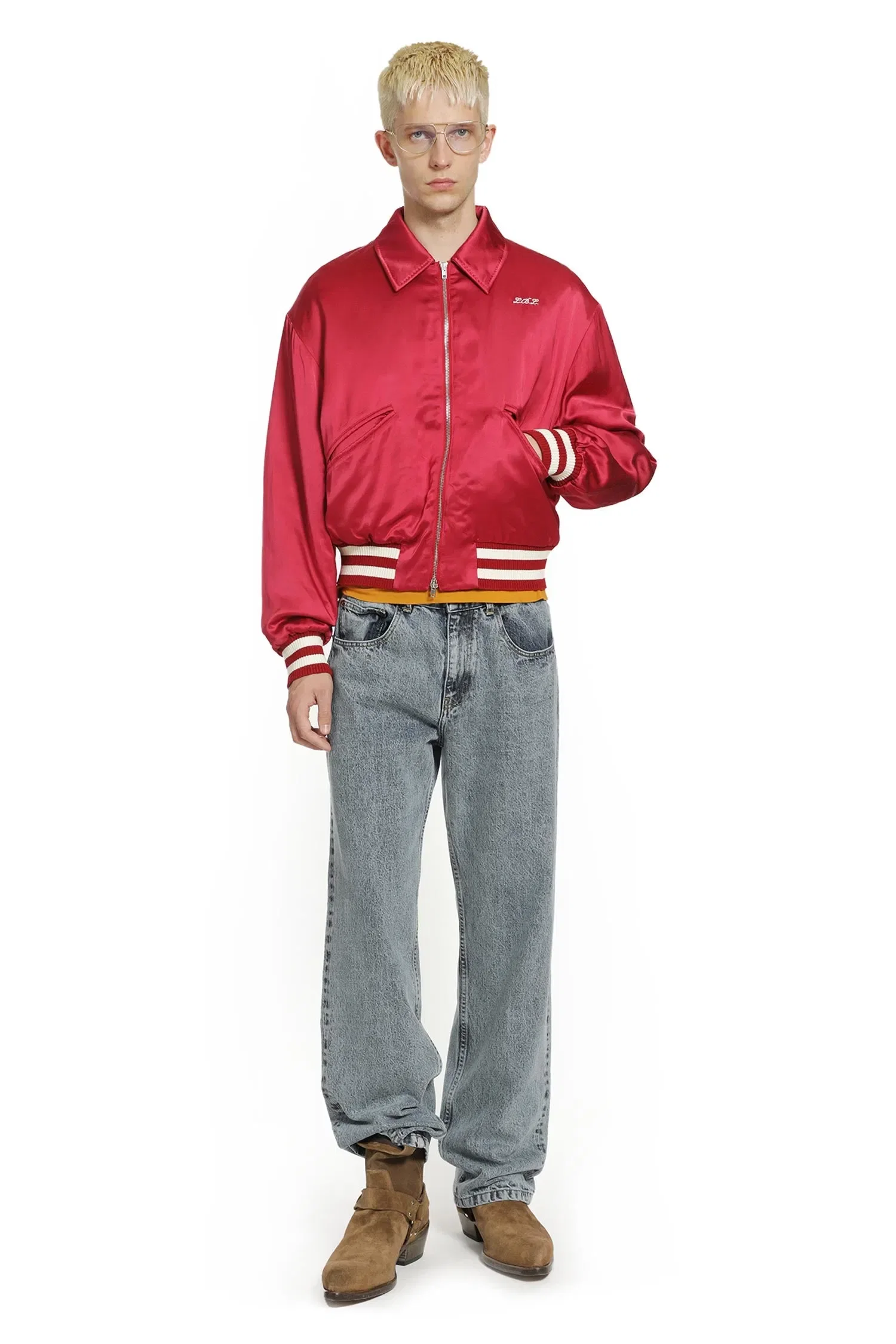 Second/Layer Aces Satin Club Jacket