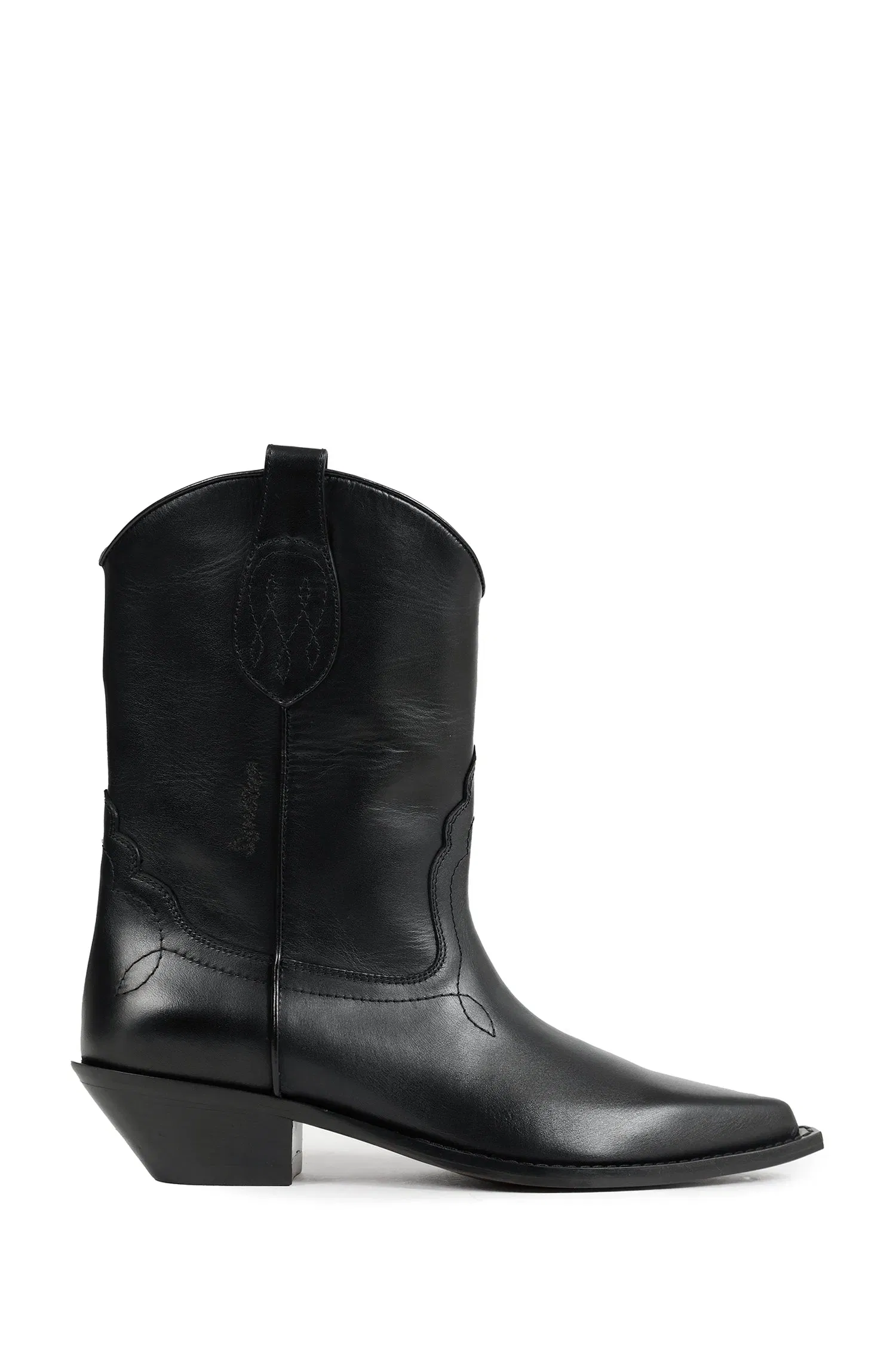 Sonora Frisco Western Leather Ankle Boots