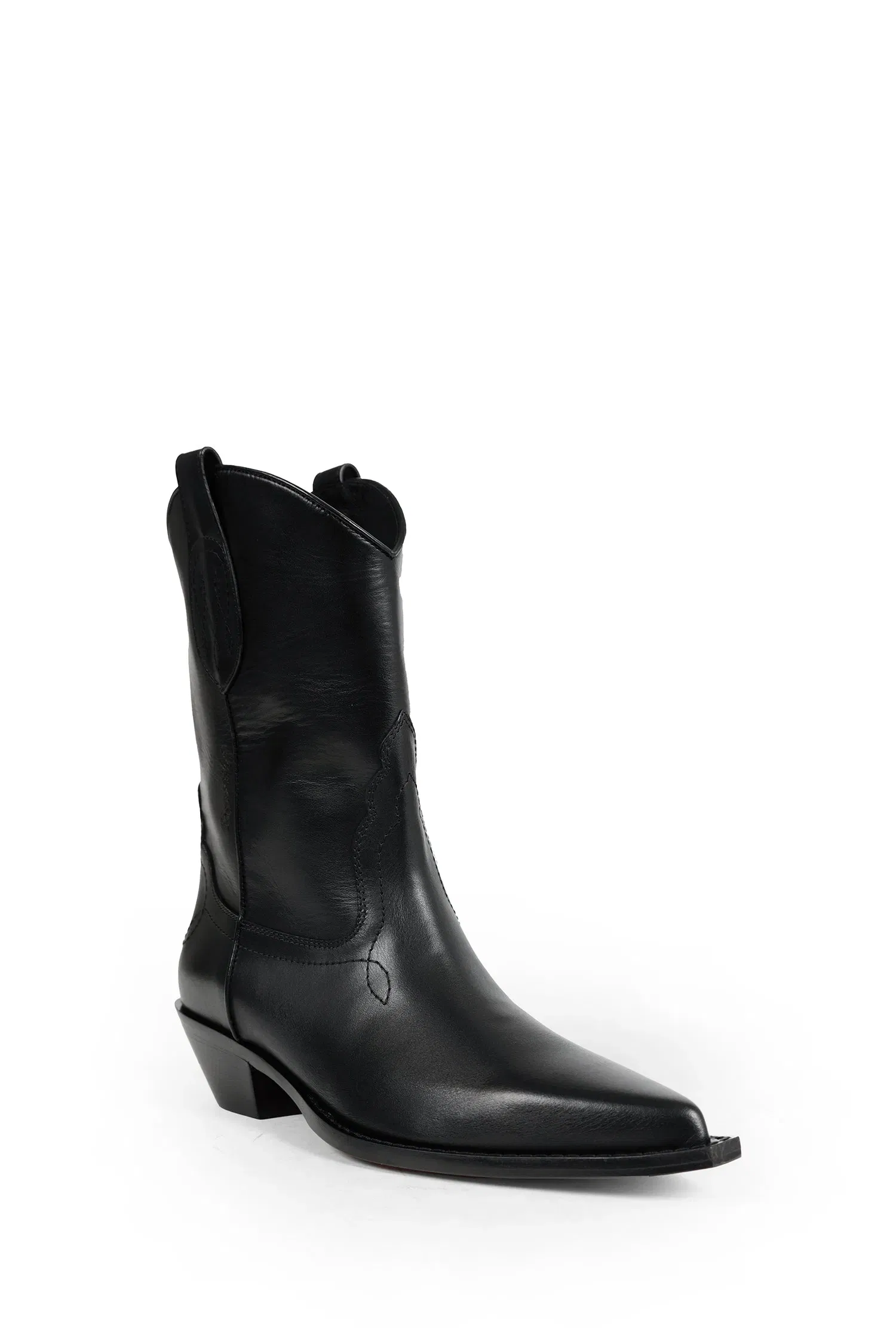 Sonora Frisco Western Leather Ankle Boots