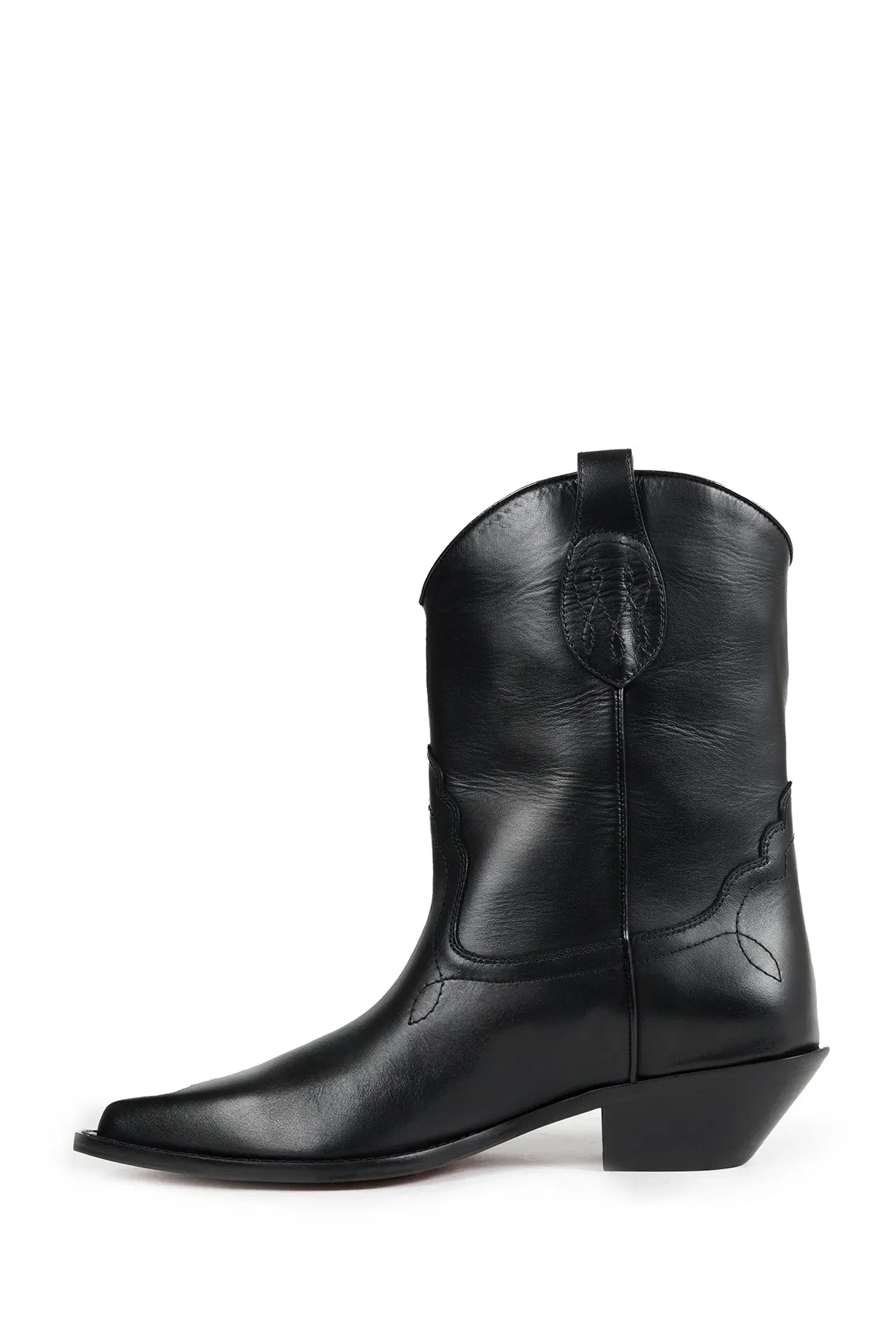Sonora Frisco Western Leather Ankle Boots
