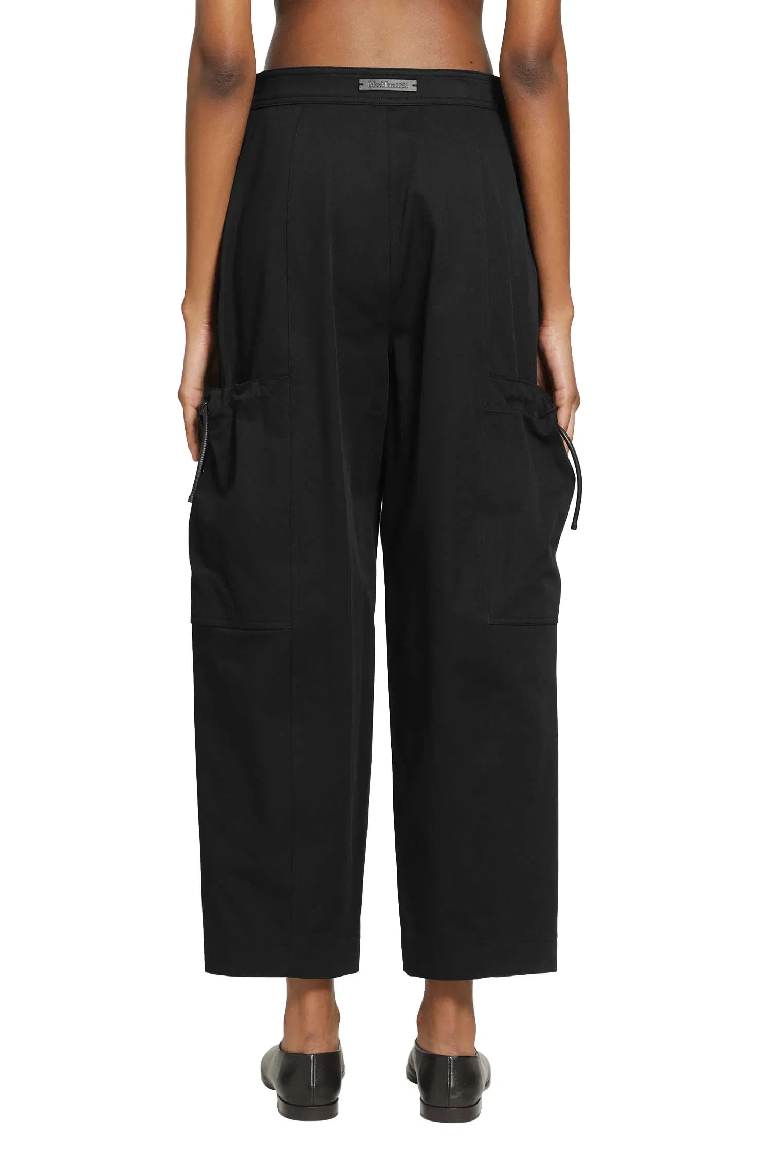 Max Mara Stretch Cotton Cargo Trousers