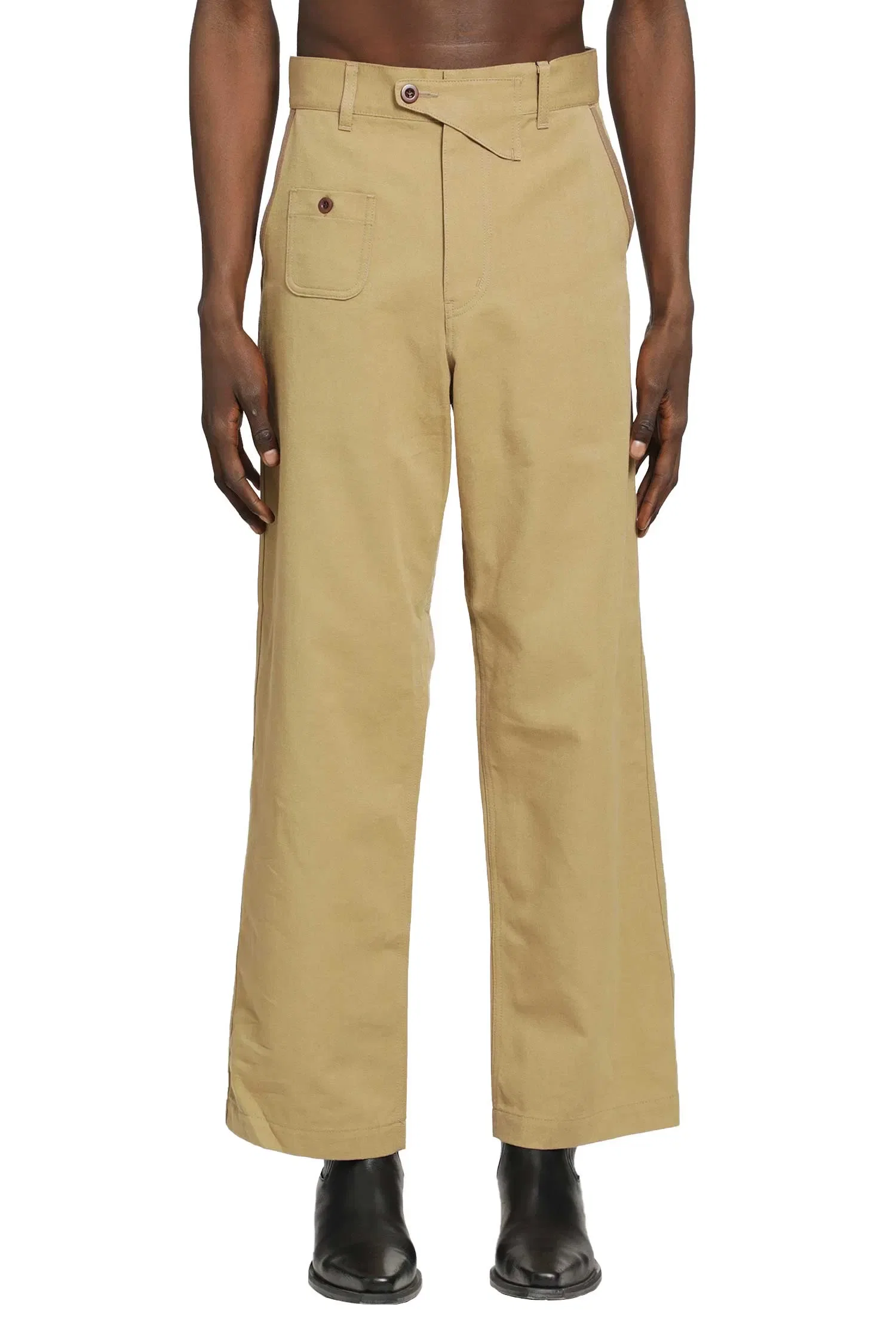 Junya Watanabe Cotton Wool Flared Trousers