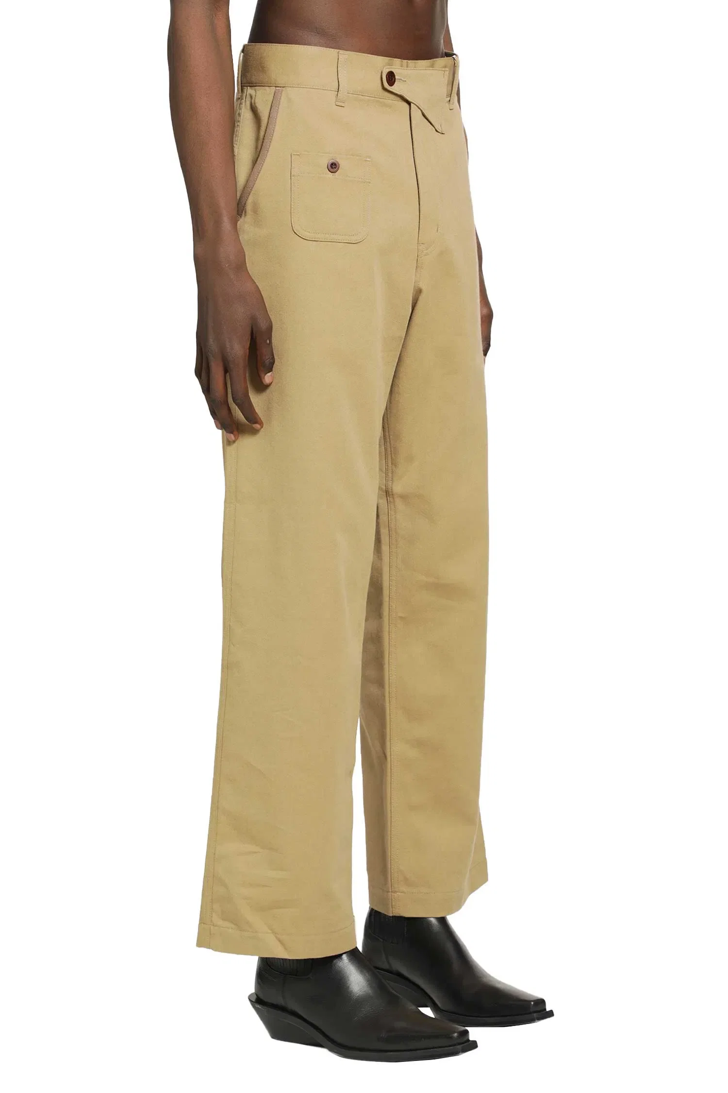 Junya Watanabe Cotton Wool Flared Trousers