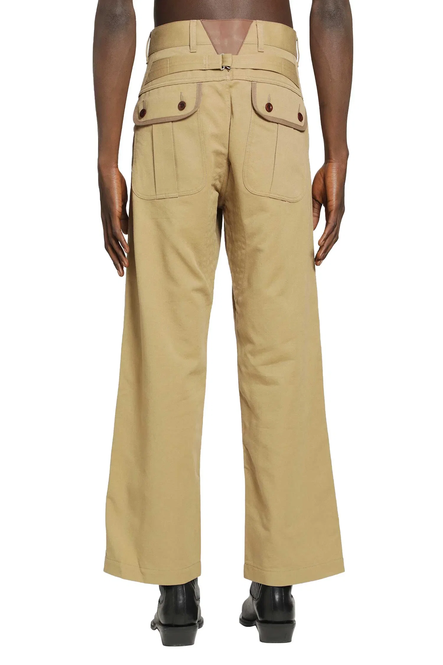 Junya Watanabe Cotton Wool Flared Trousers