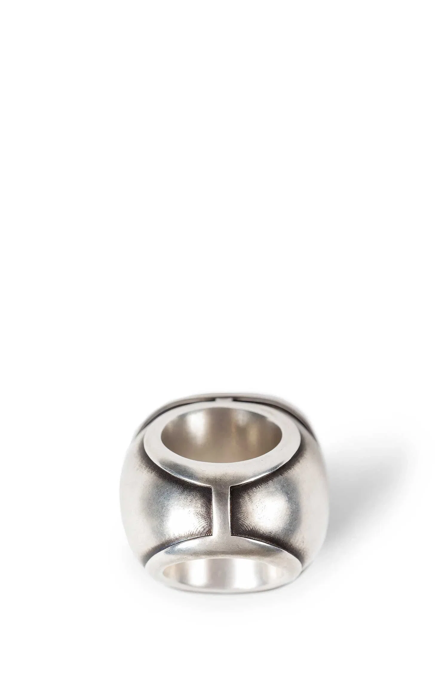 Ann Demeulemeester Char Wide Ring with Spheres