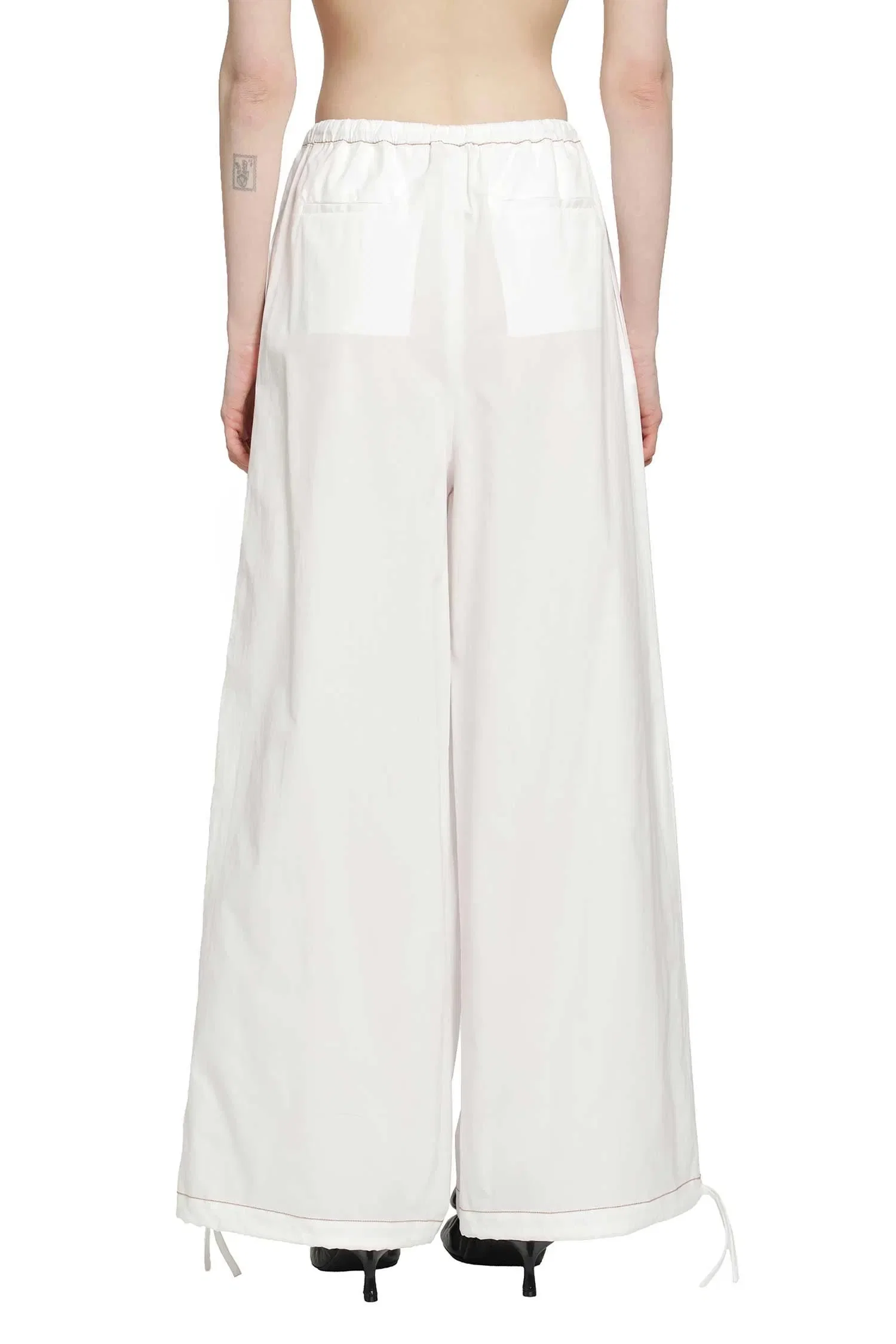 Marni Cotton Poplin Drawstring Trousers
