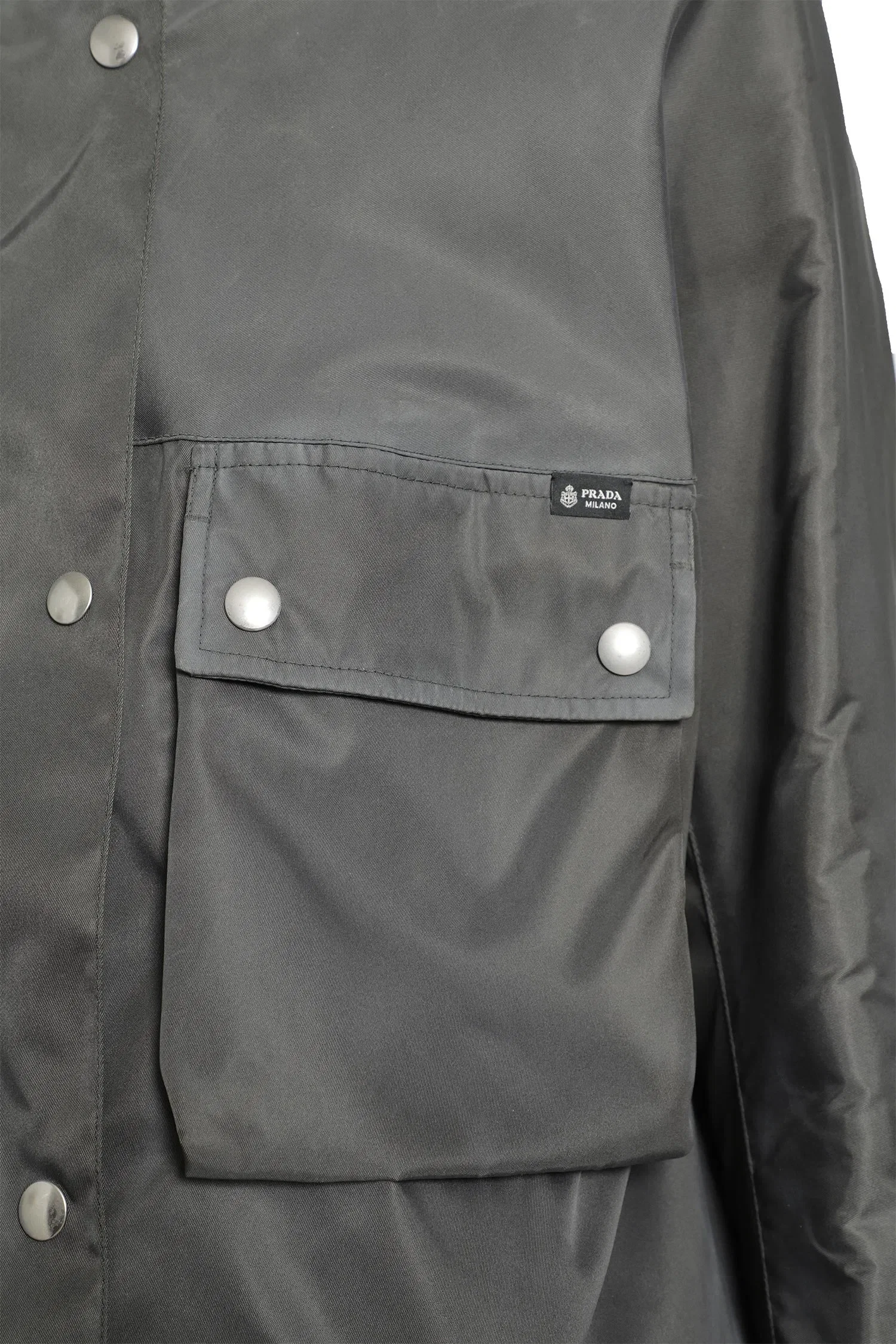 Prada Washed Re-Nylon Rain Jacket