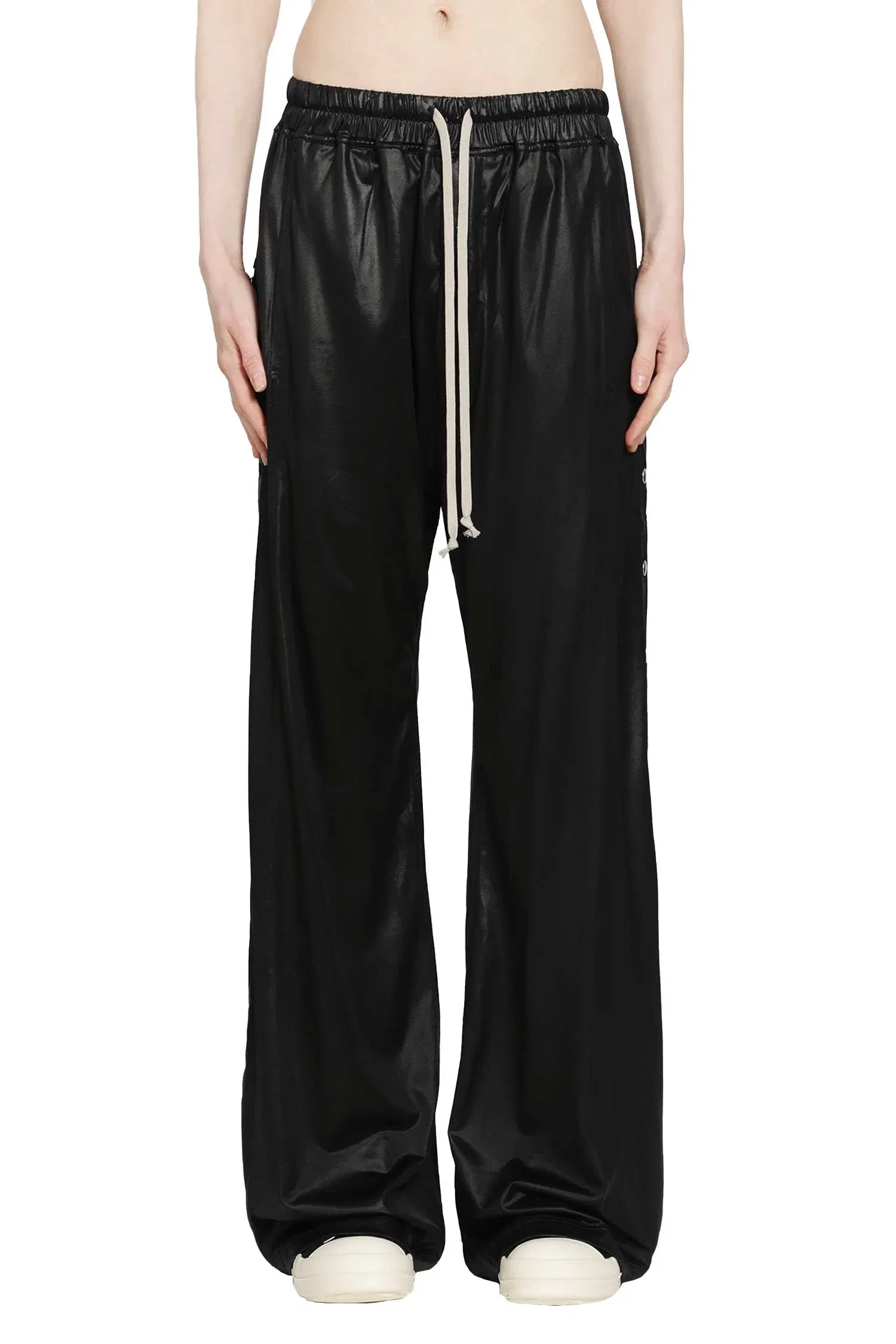 Rick Owens DRKSHDW Temple Wide Pusher Pants in Liquid Jersey