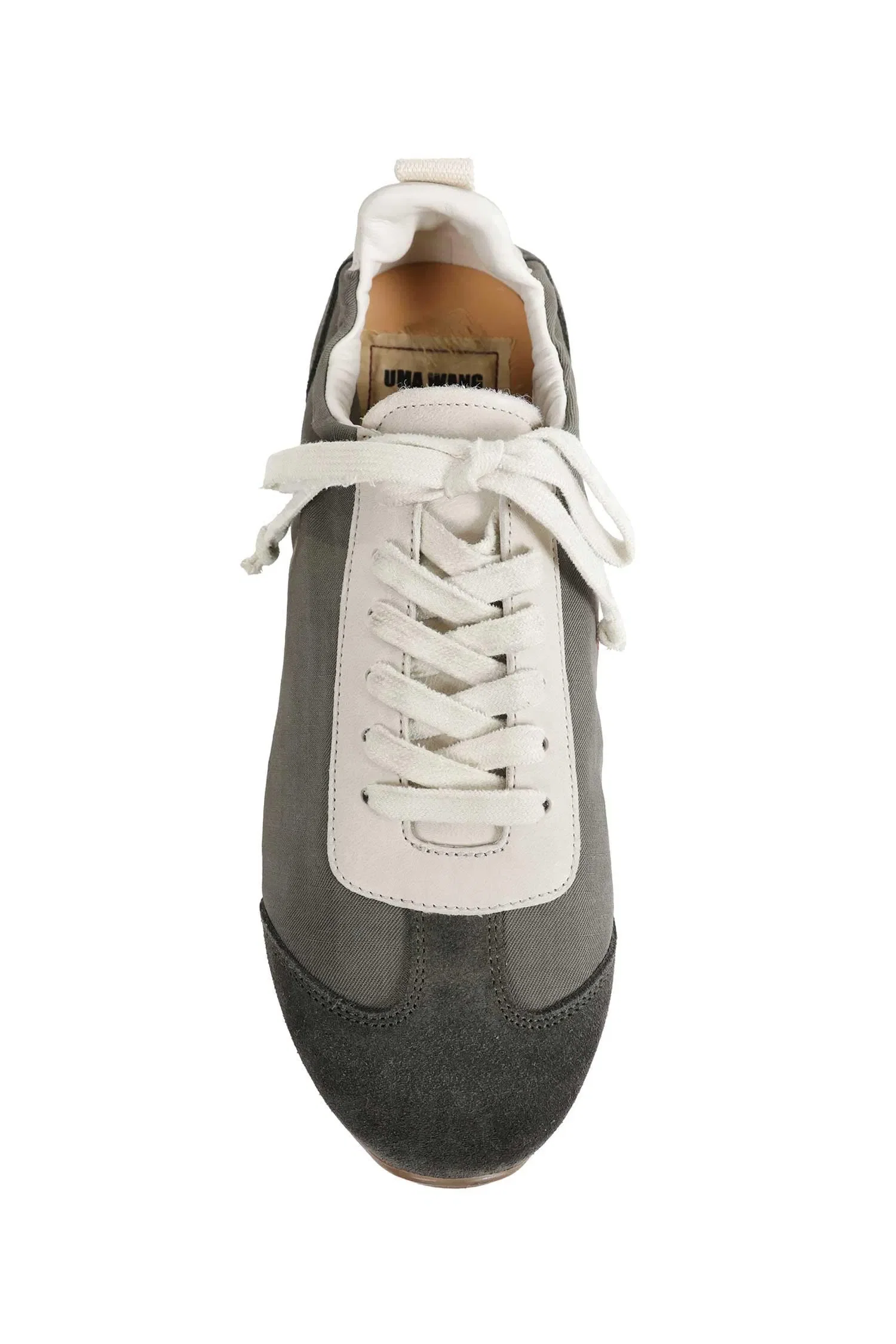 Uma Wang Canvas and Suede Sneakers