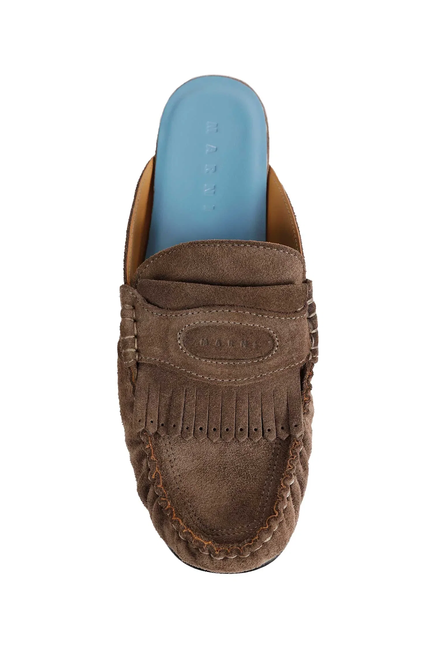 Marni Suede Mule Loafers