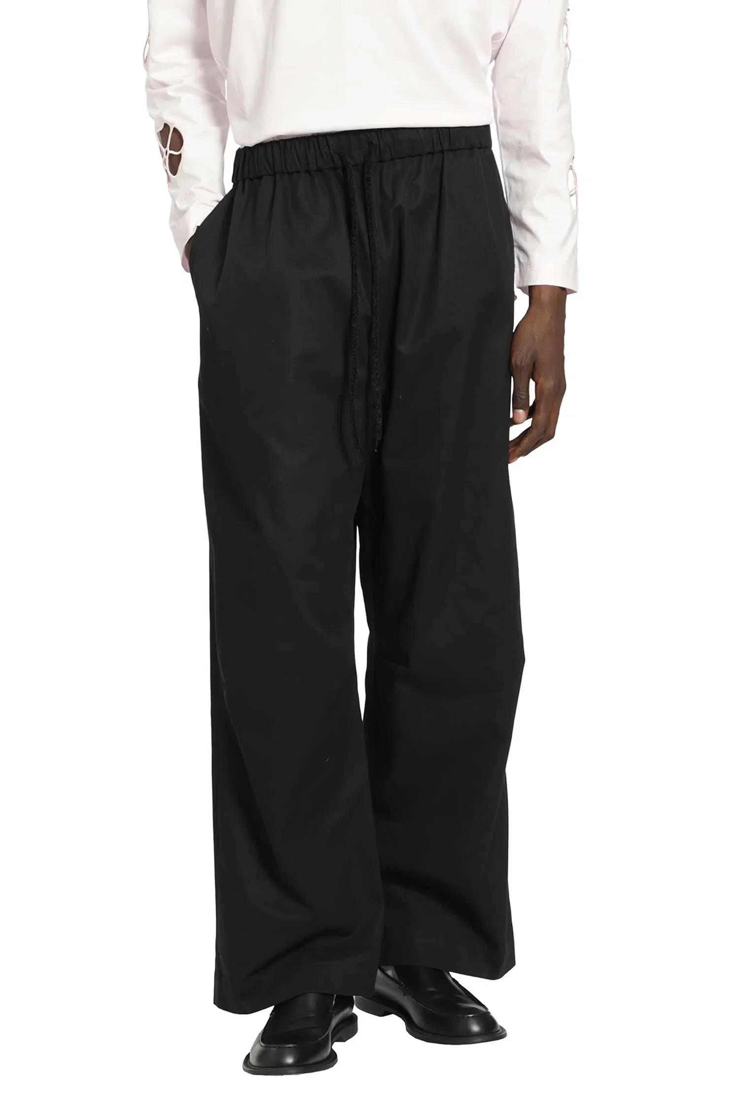 Simone Rocha Elasticated Knee Pleat Trousers