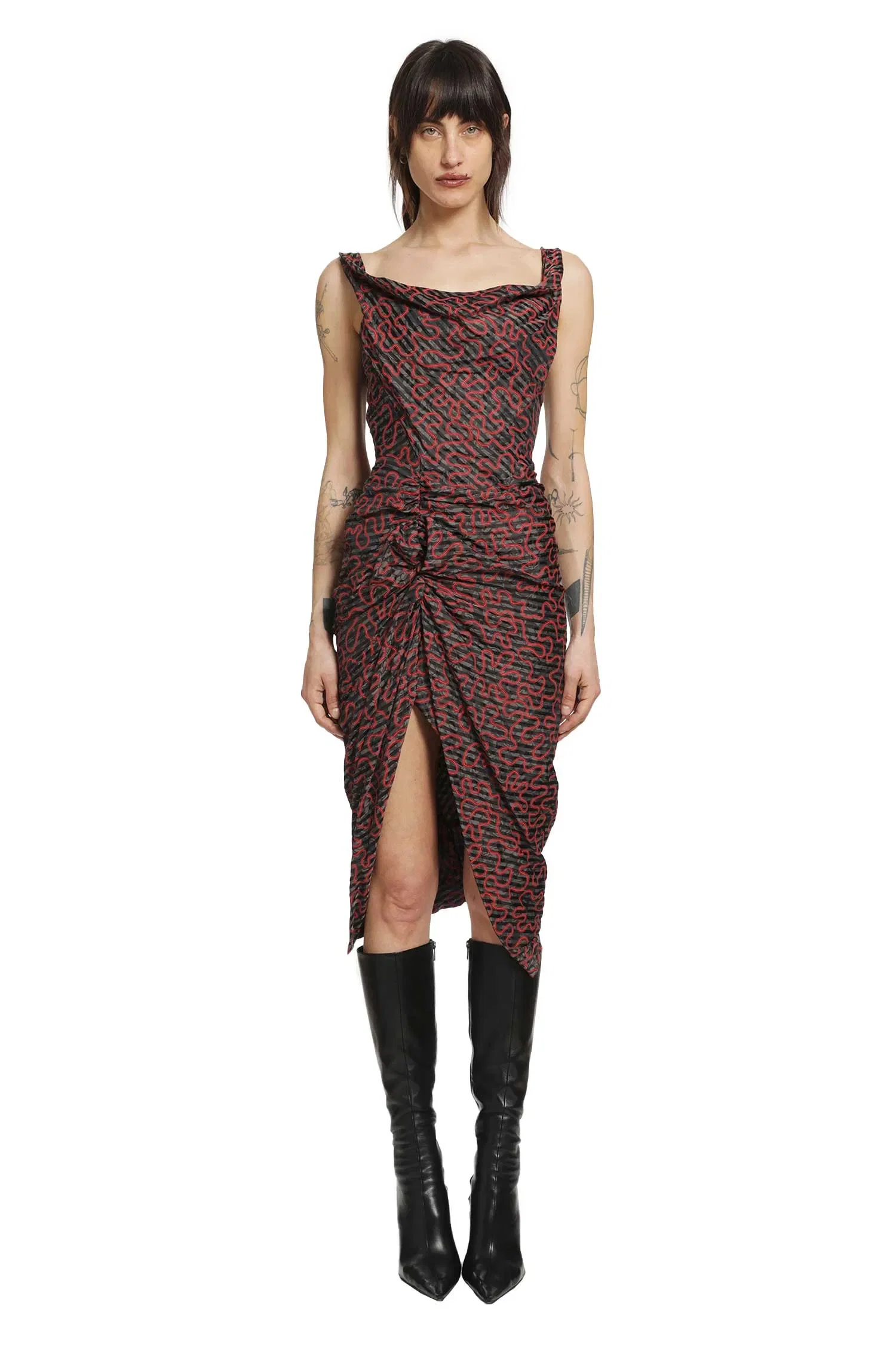Vivienne Westwood Sleeveless Side Panther Dress