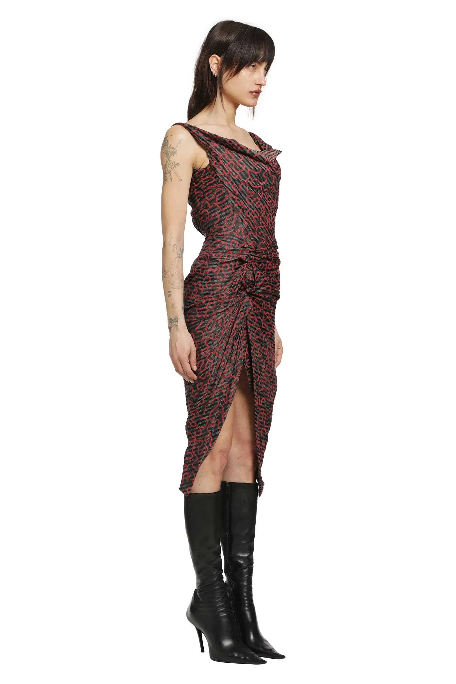 Vivienne Westwood Sleeveless Side Panther Dress