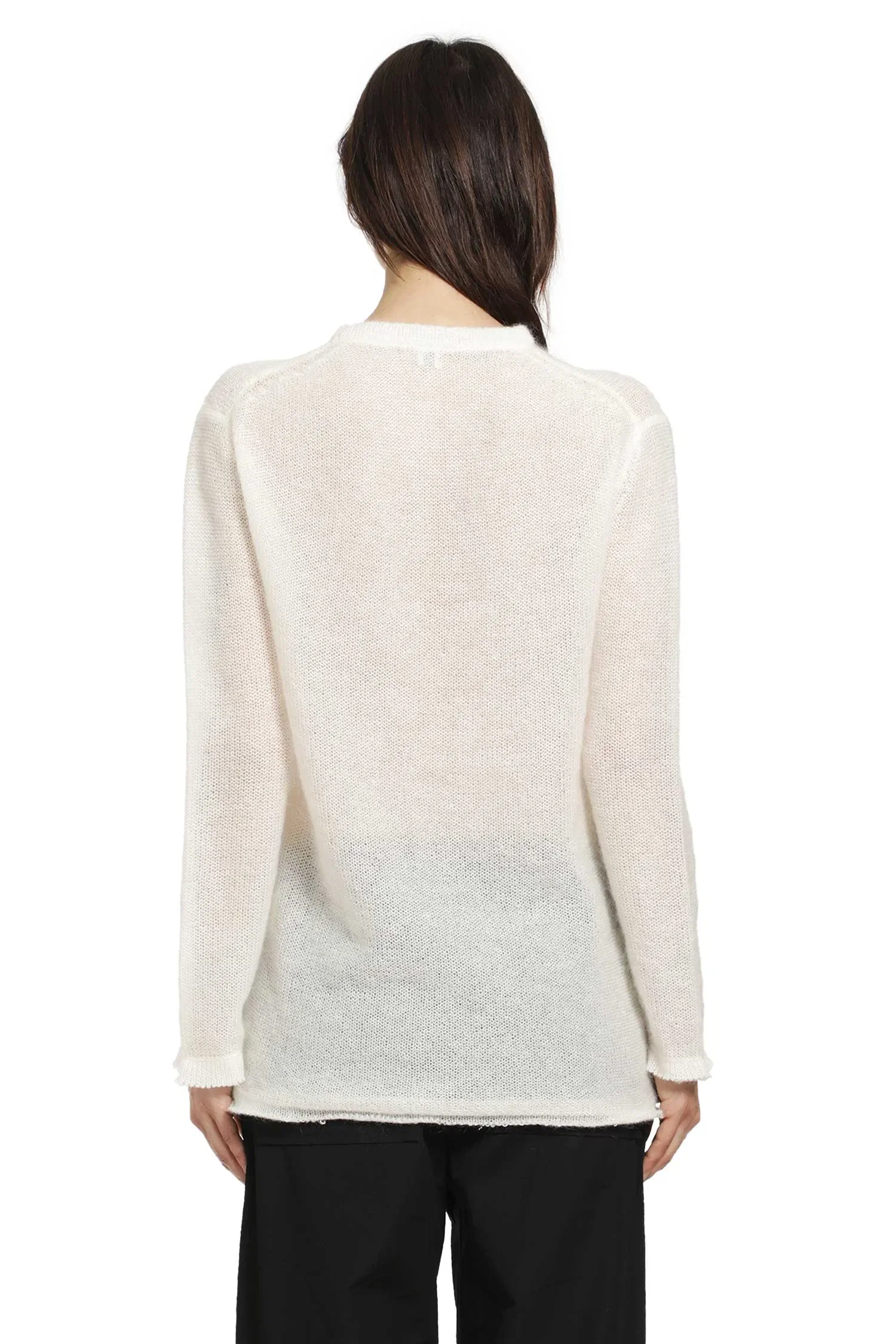 TOTEME Long Open Weave Knit Sweater
