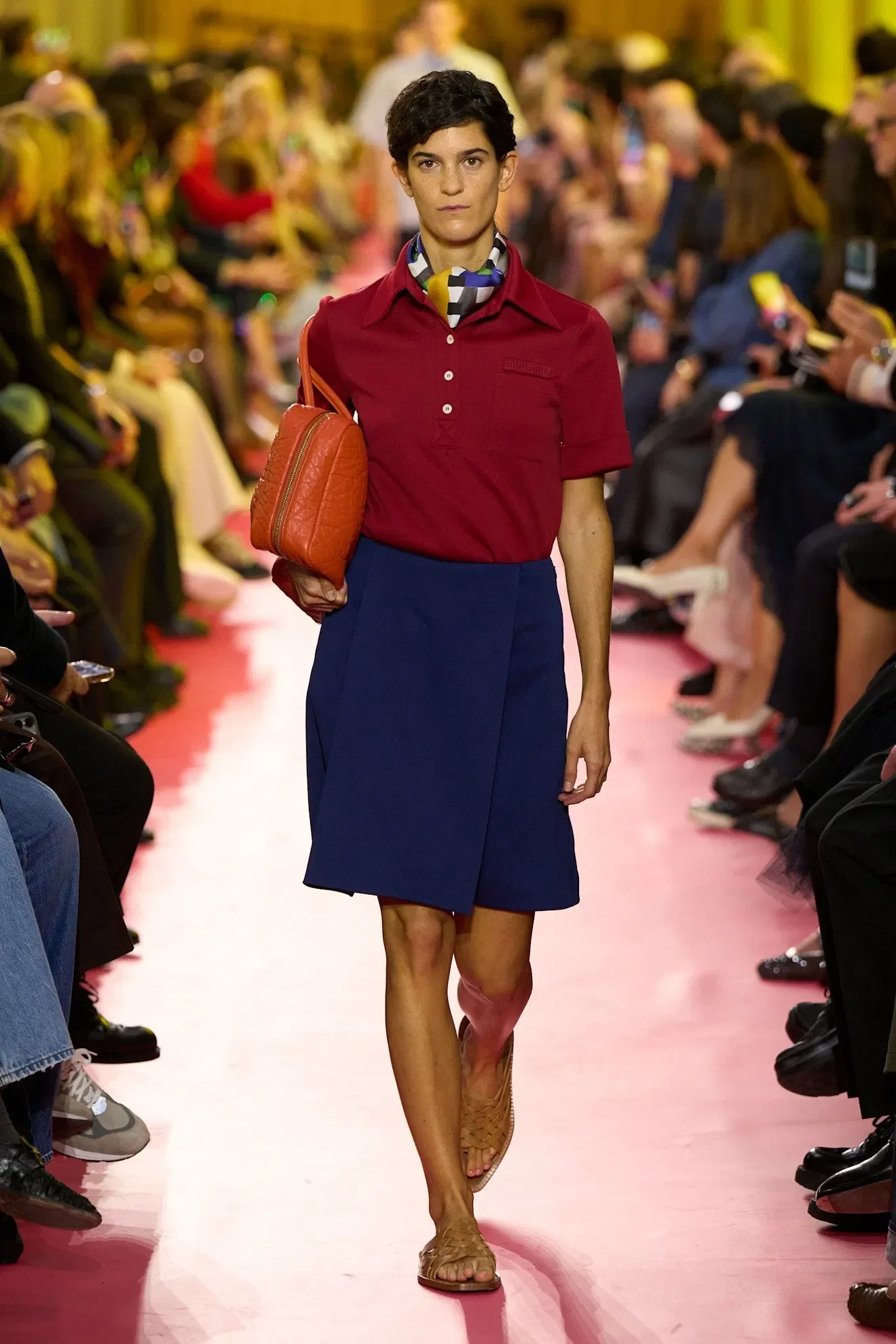 Miu Miu Techncal Jersey Skirt