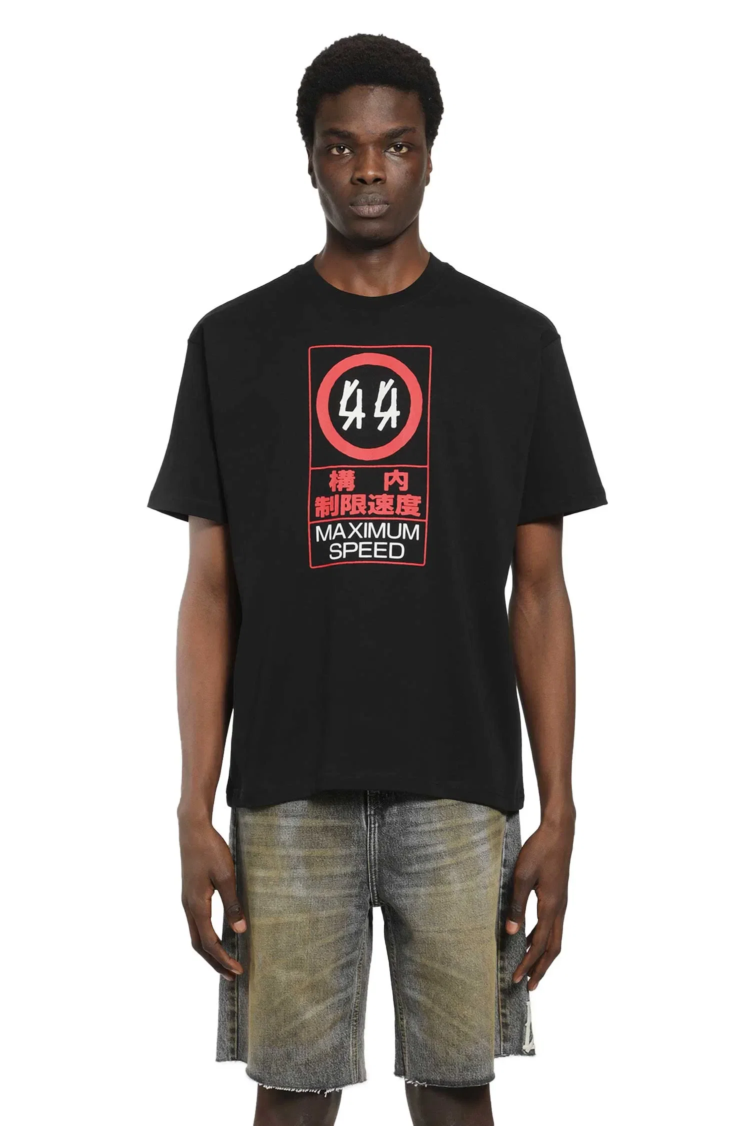 44 LABEL GROUP Warning High Risk T-Shirt