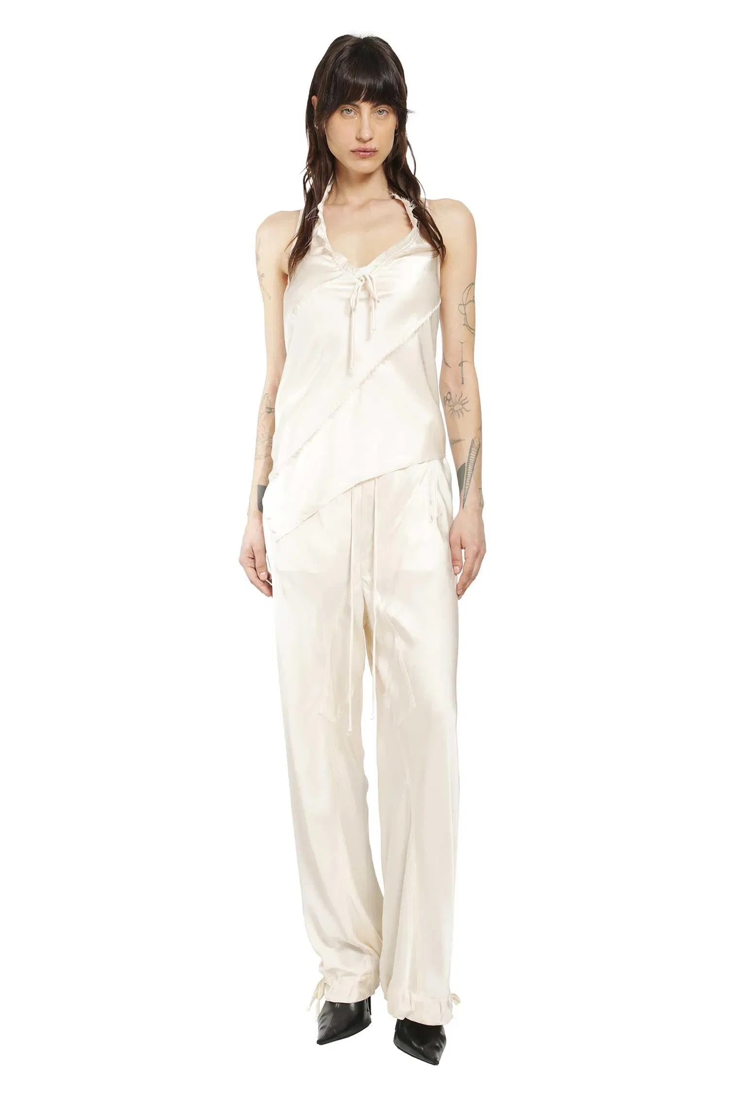 YEHUAFAN Satin Pants