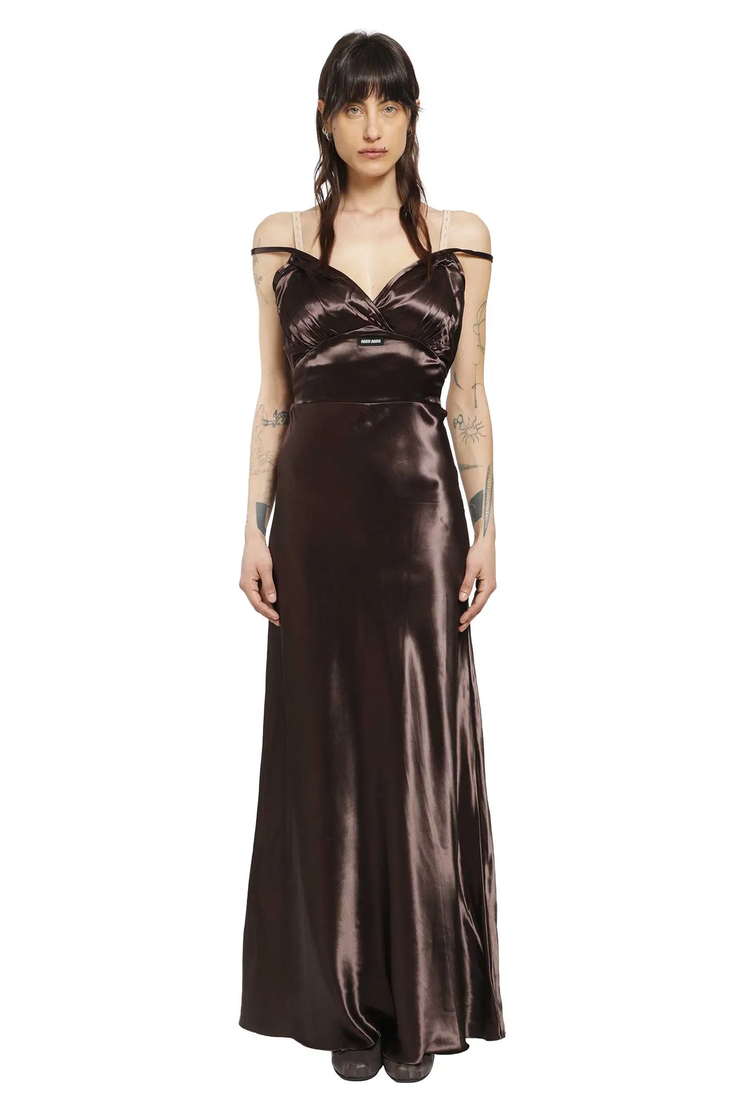 Miu Miu Long Satin Dress