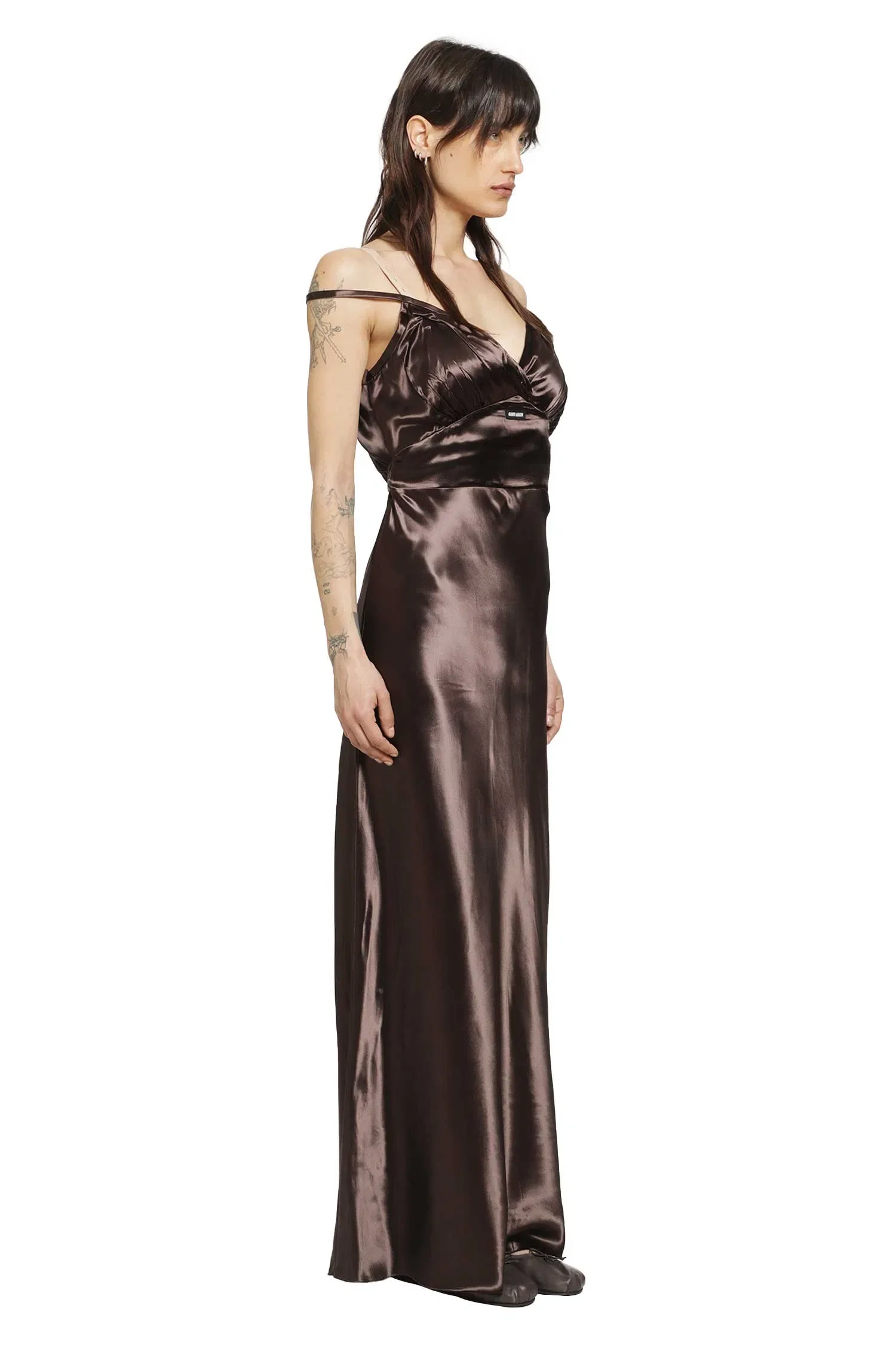 Miu Miu Long Satin Dress