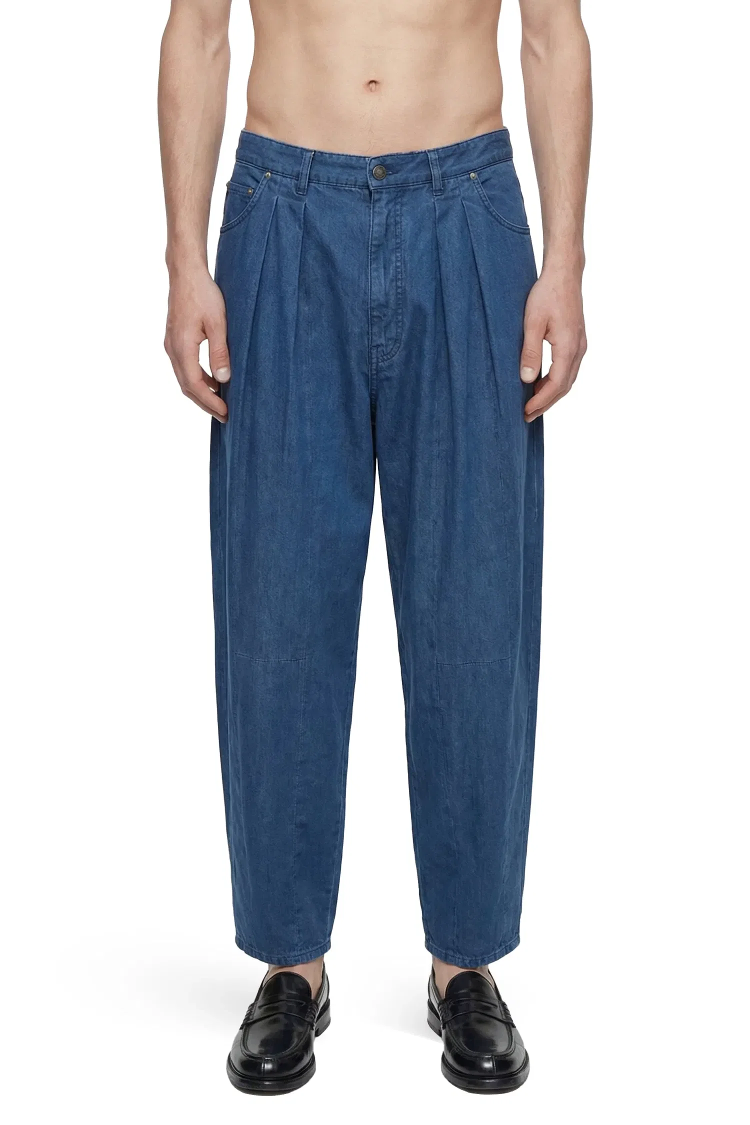 Hed Mayner Pleated Denim Pants