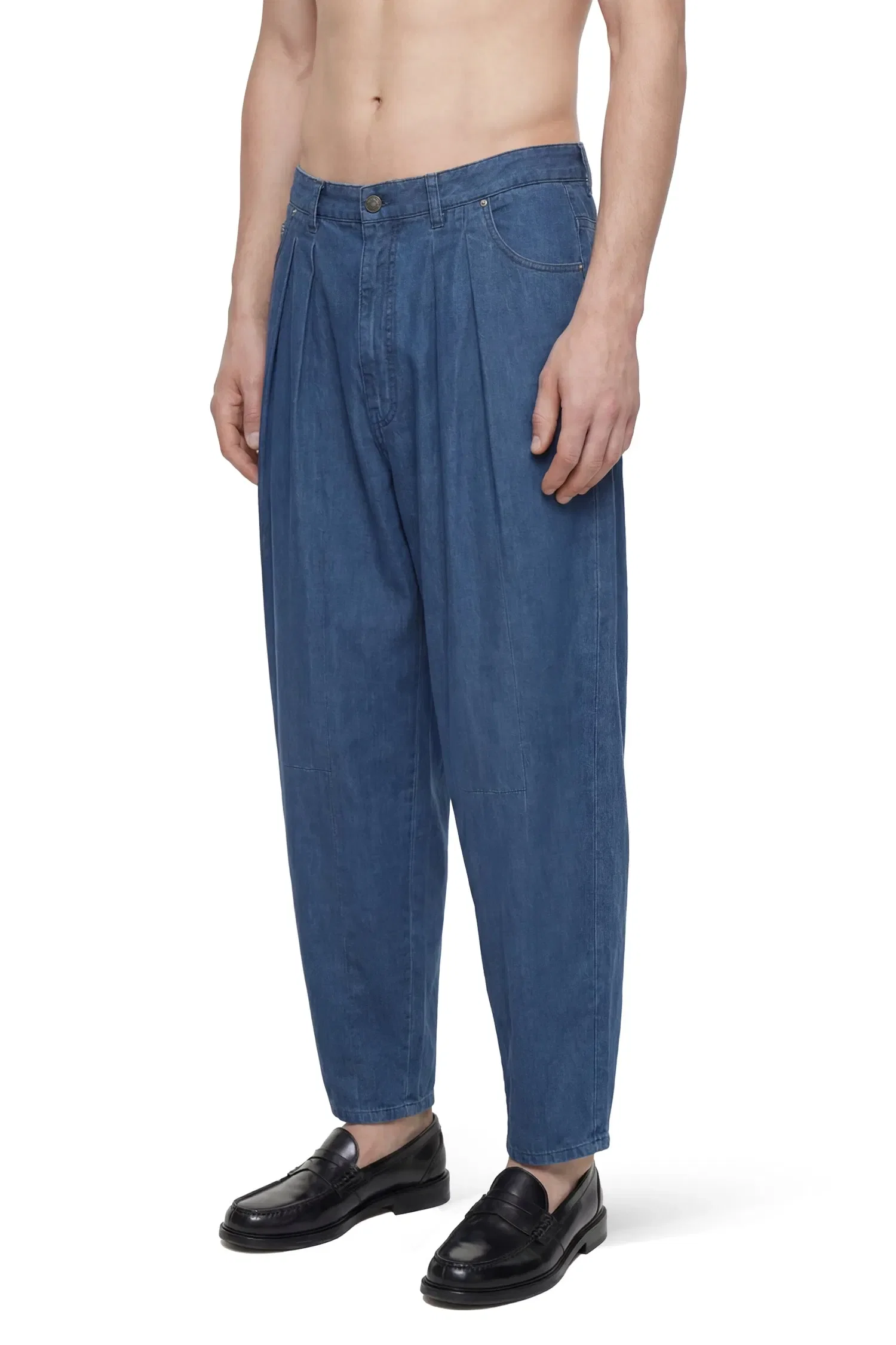 Hed Mayner Pleated Denim Pants