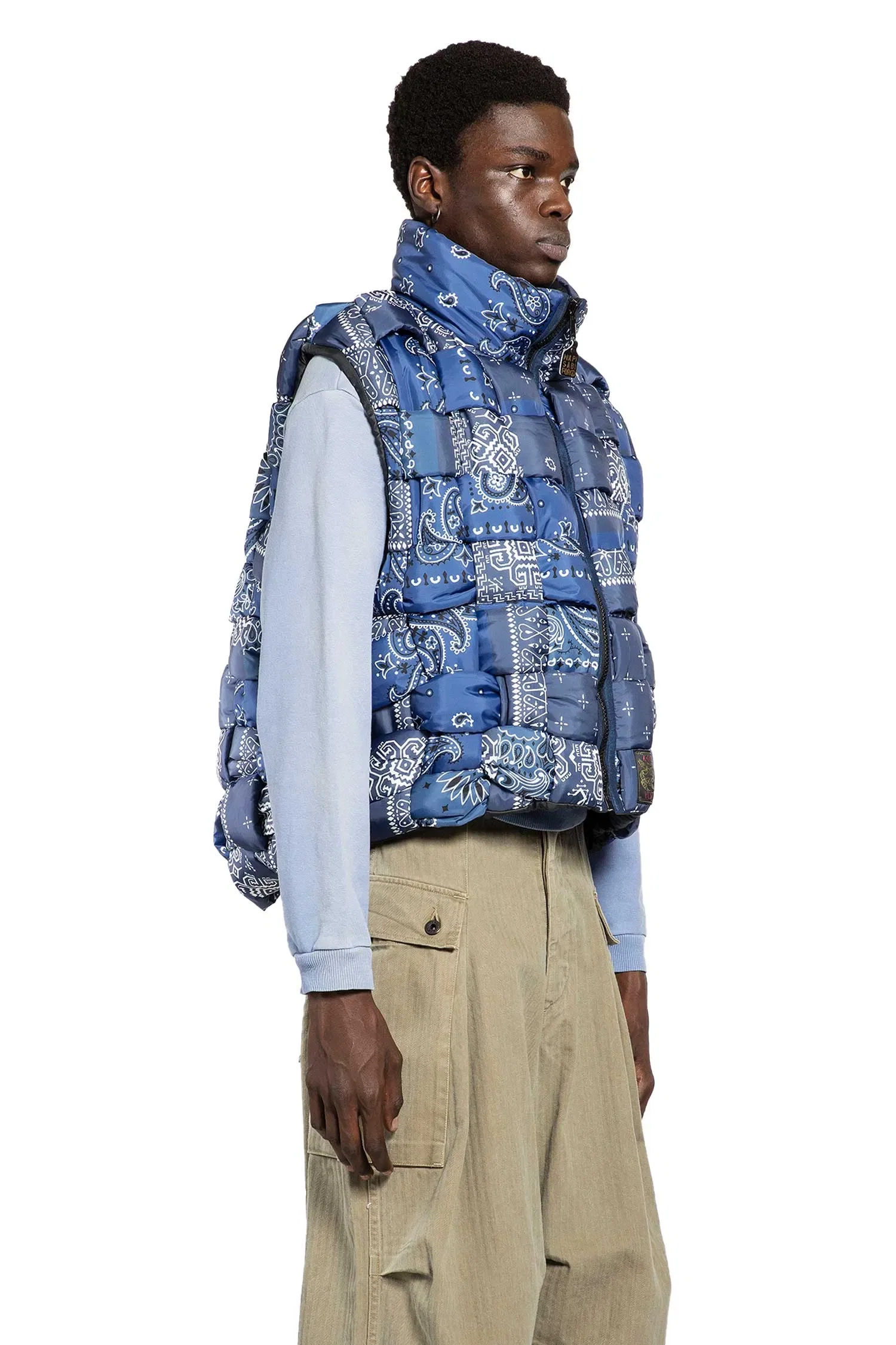 KAPITAL Bandana Nylon Keel Weaving Vest