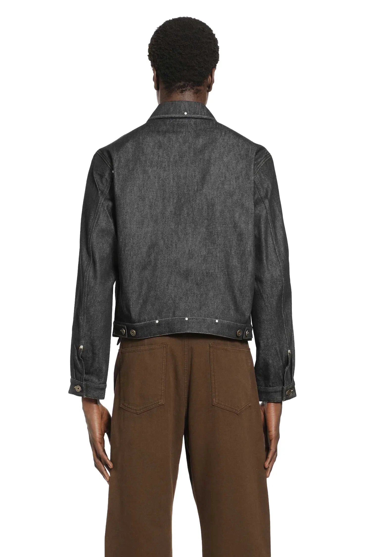 LEMAIRE Trucker Denim jacket with Studs