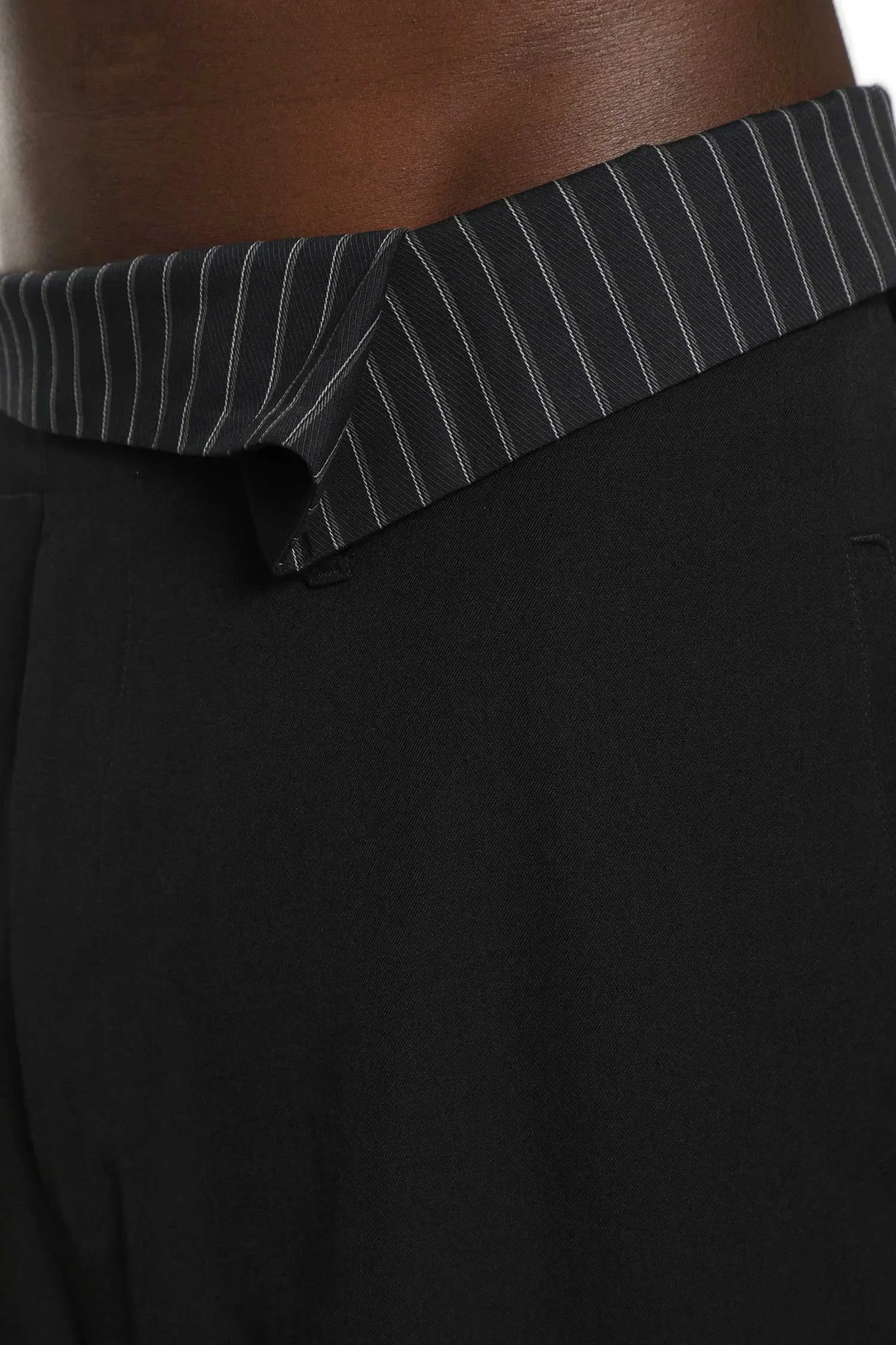 Yohji Yamamoto Wool Gabardine Thai Shorts