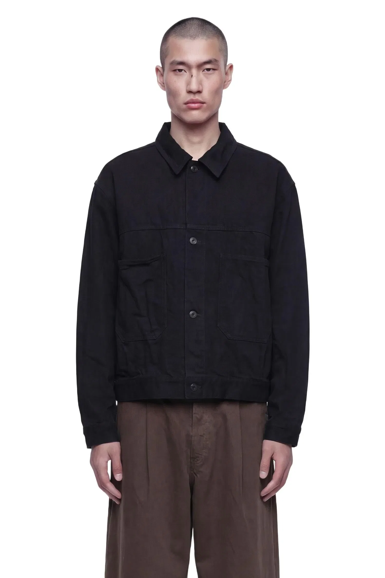 Studio Nicholson Japanese Crinkle Denim Jacket