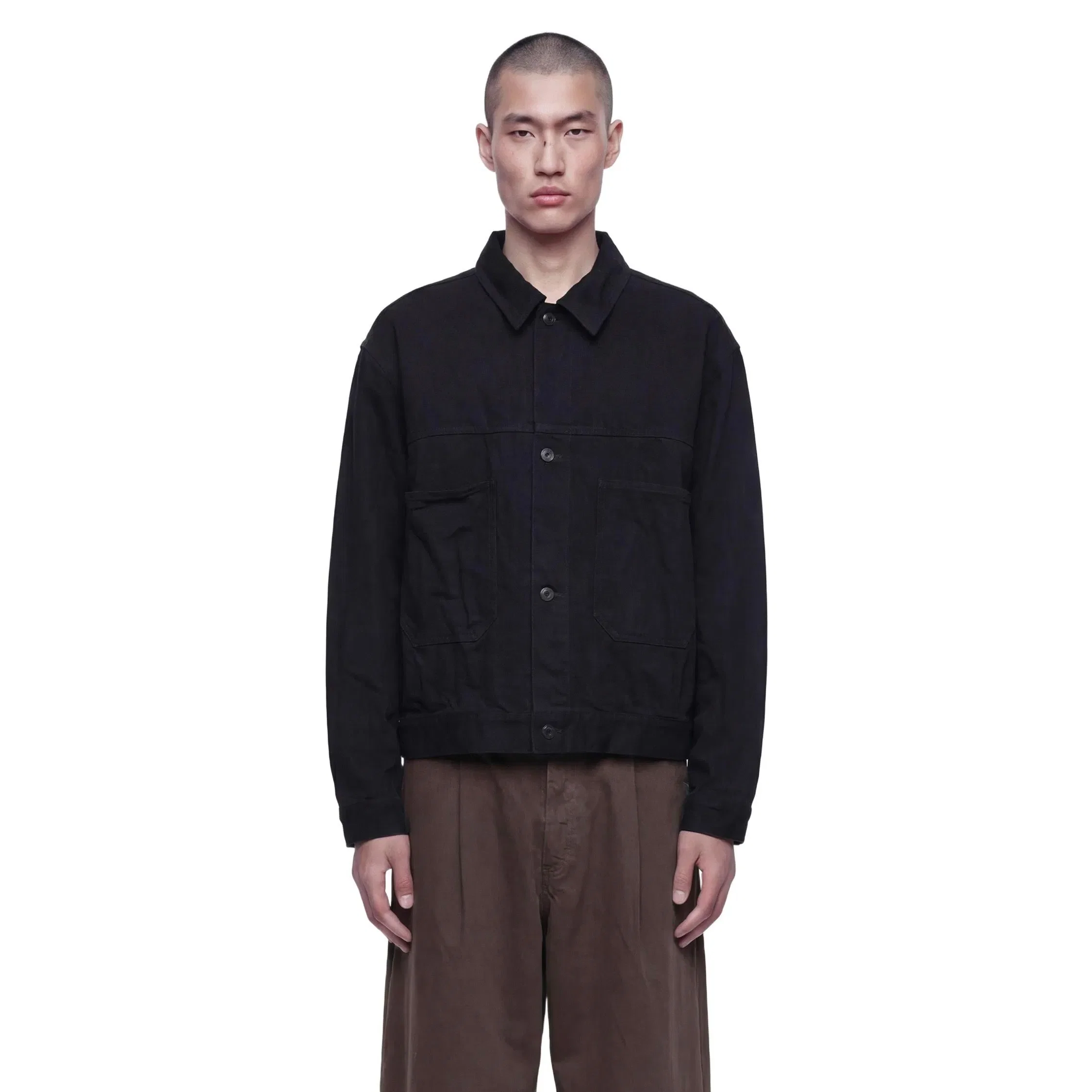 Studio Nicholson Japanese Crinkle Denim Jacket