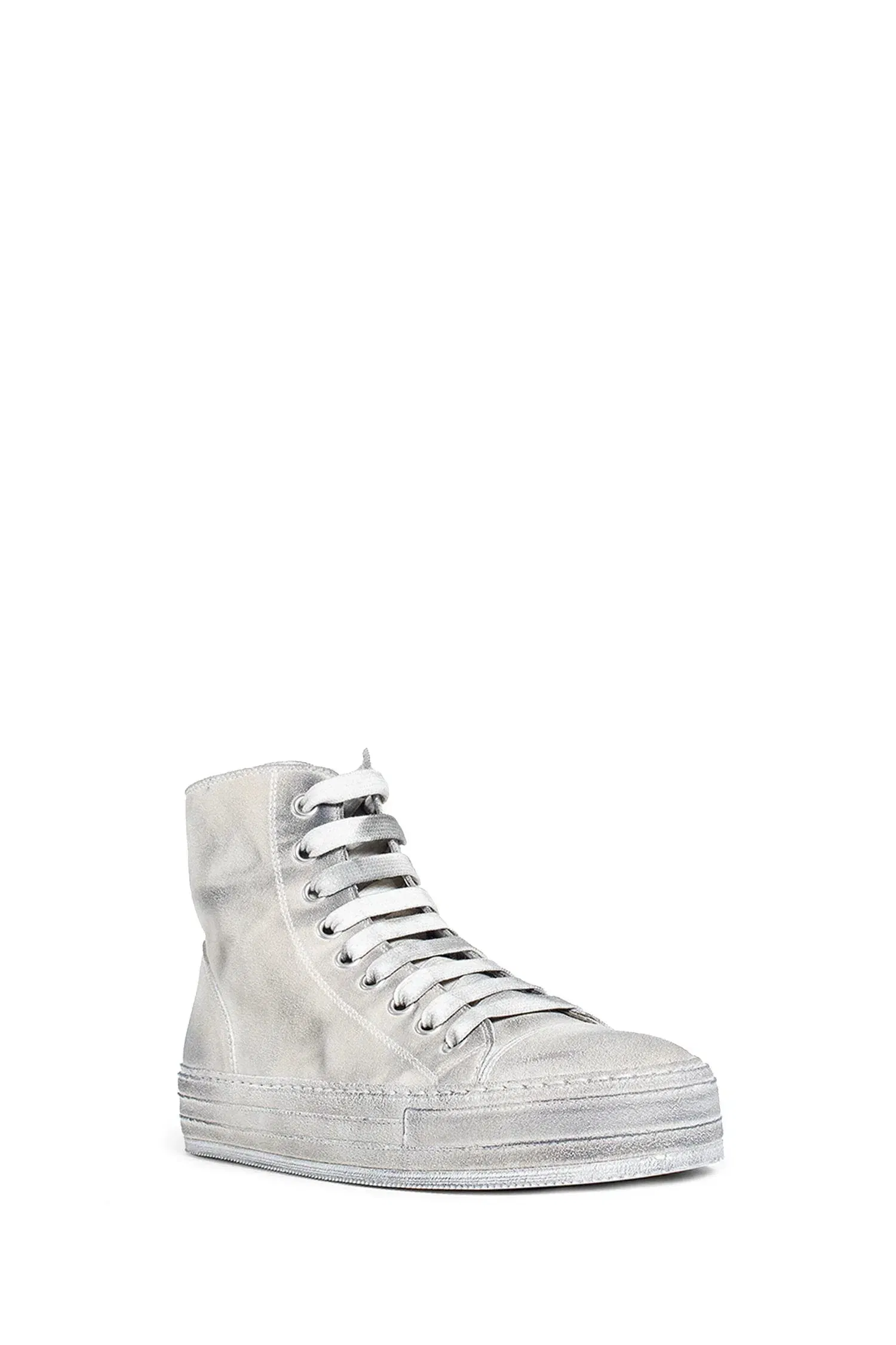 Ann Demeulemeester Raven High-Top Sneakers